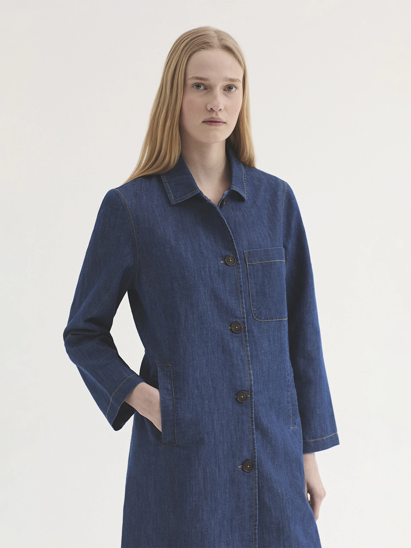 Denim coat