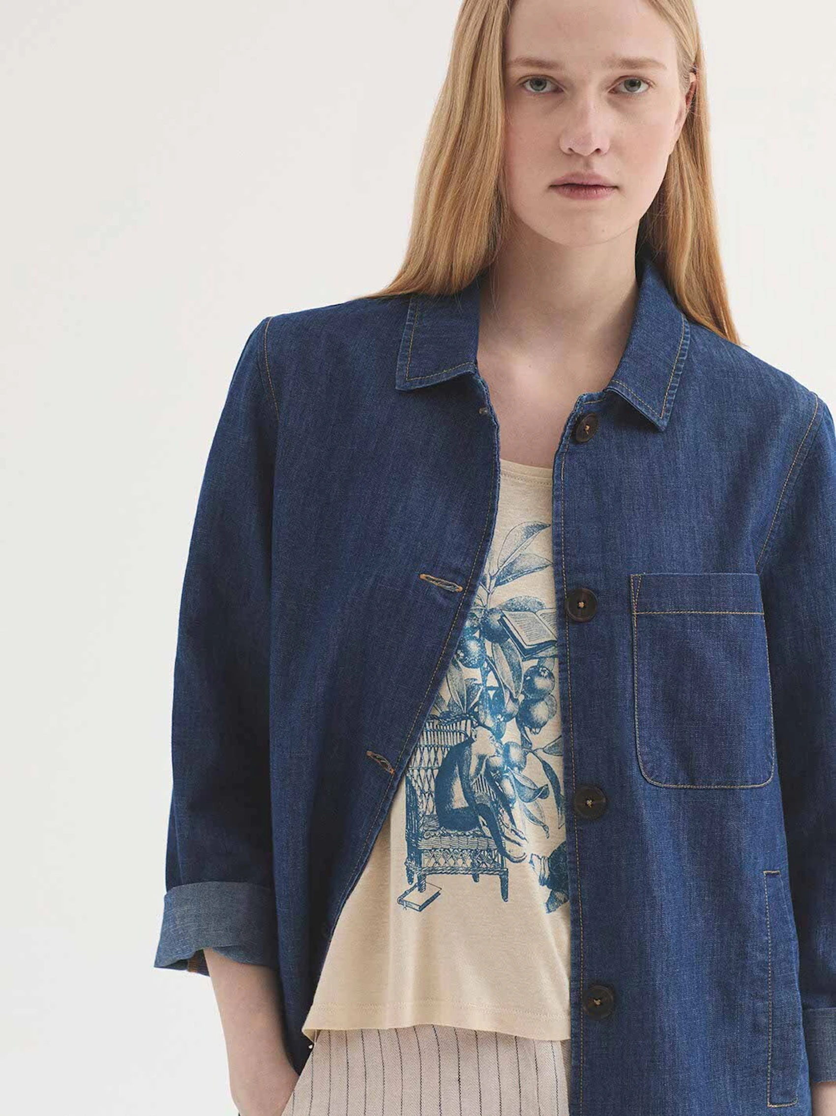 Denim coat