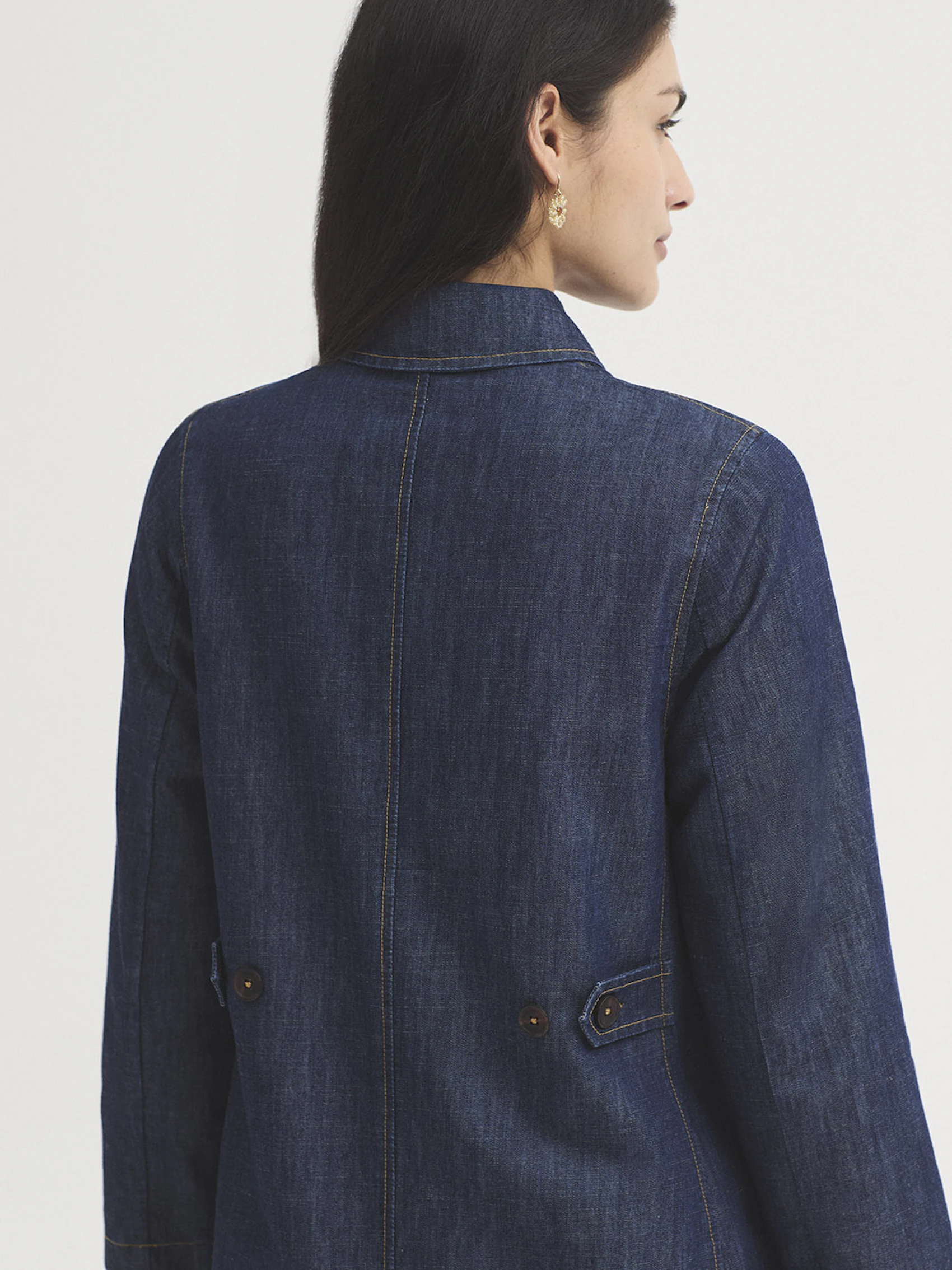Denim coat