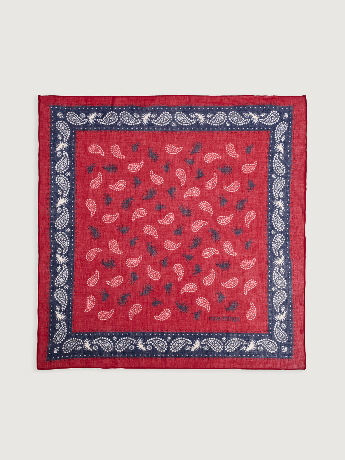 Bandana de algodón Pine Paisley