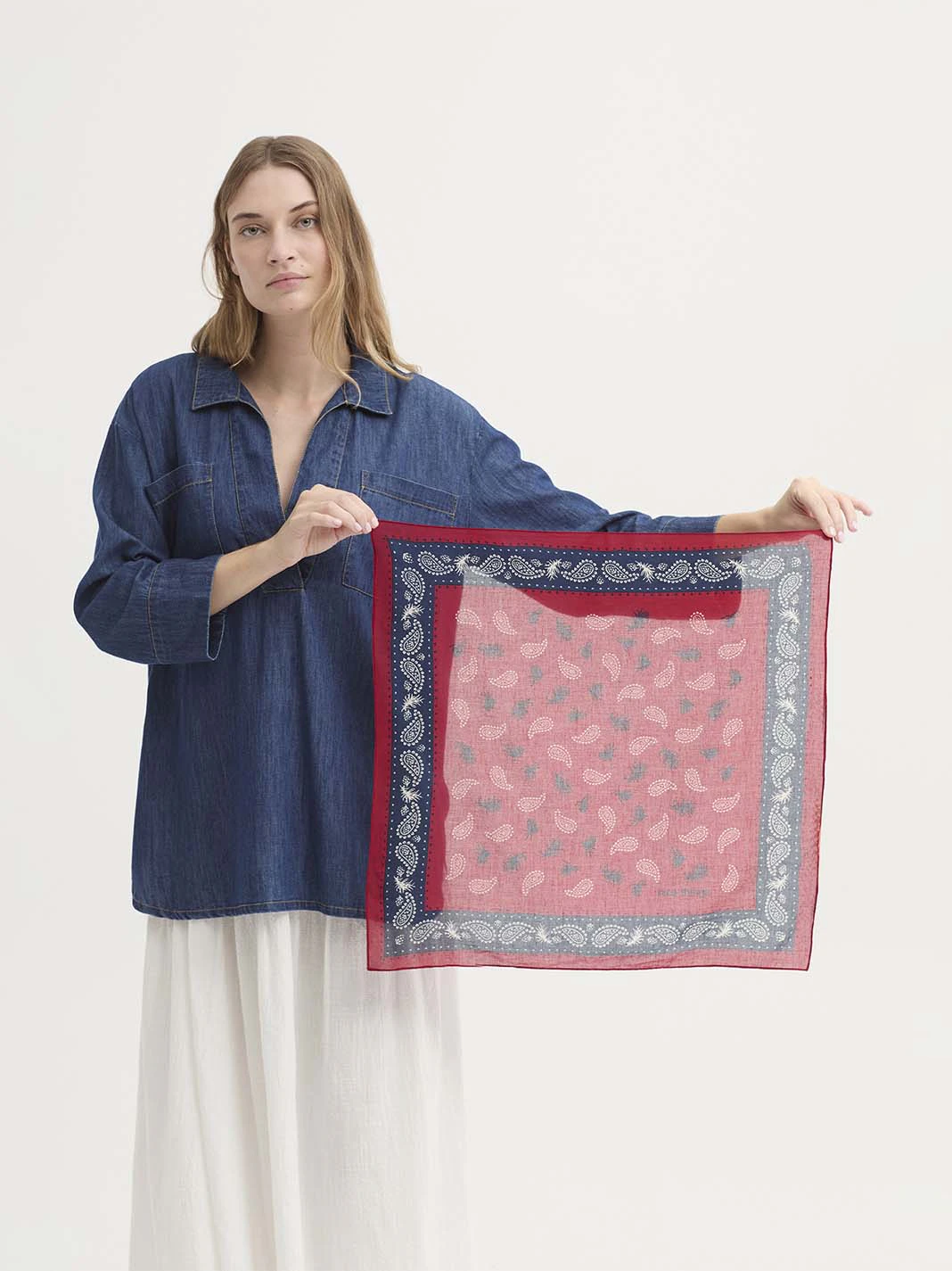 Bandana de algodón Pine Paisley