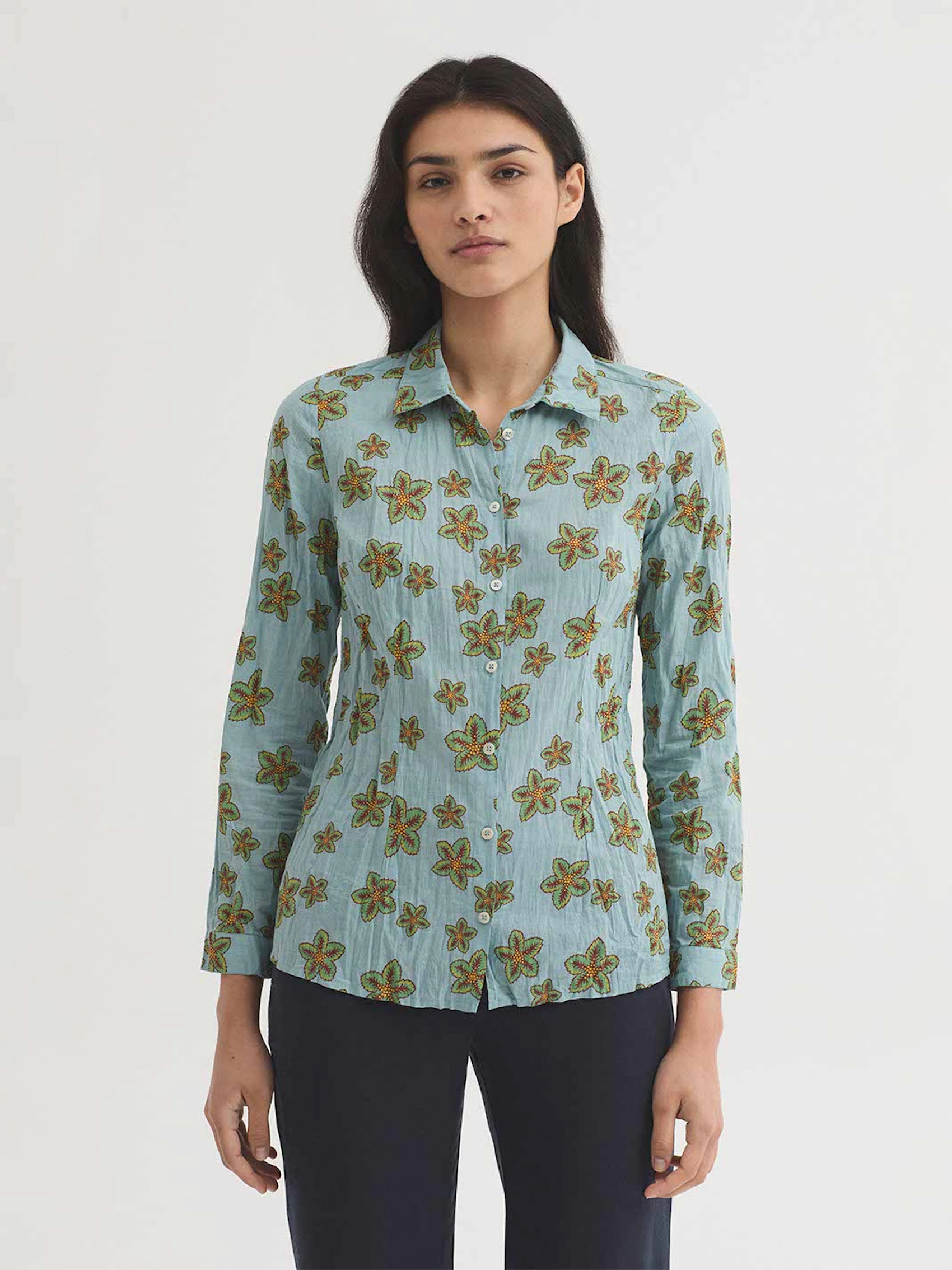 Camicia basic #99 Star Flowers