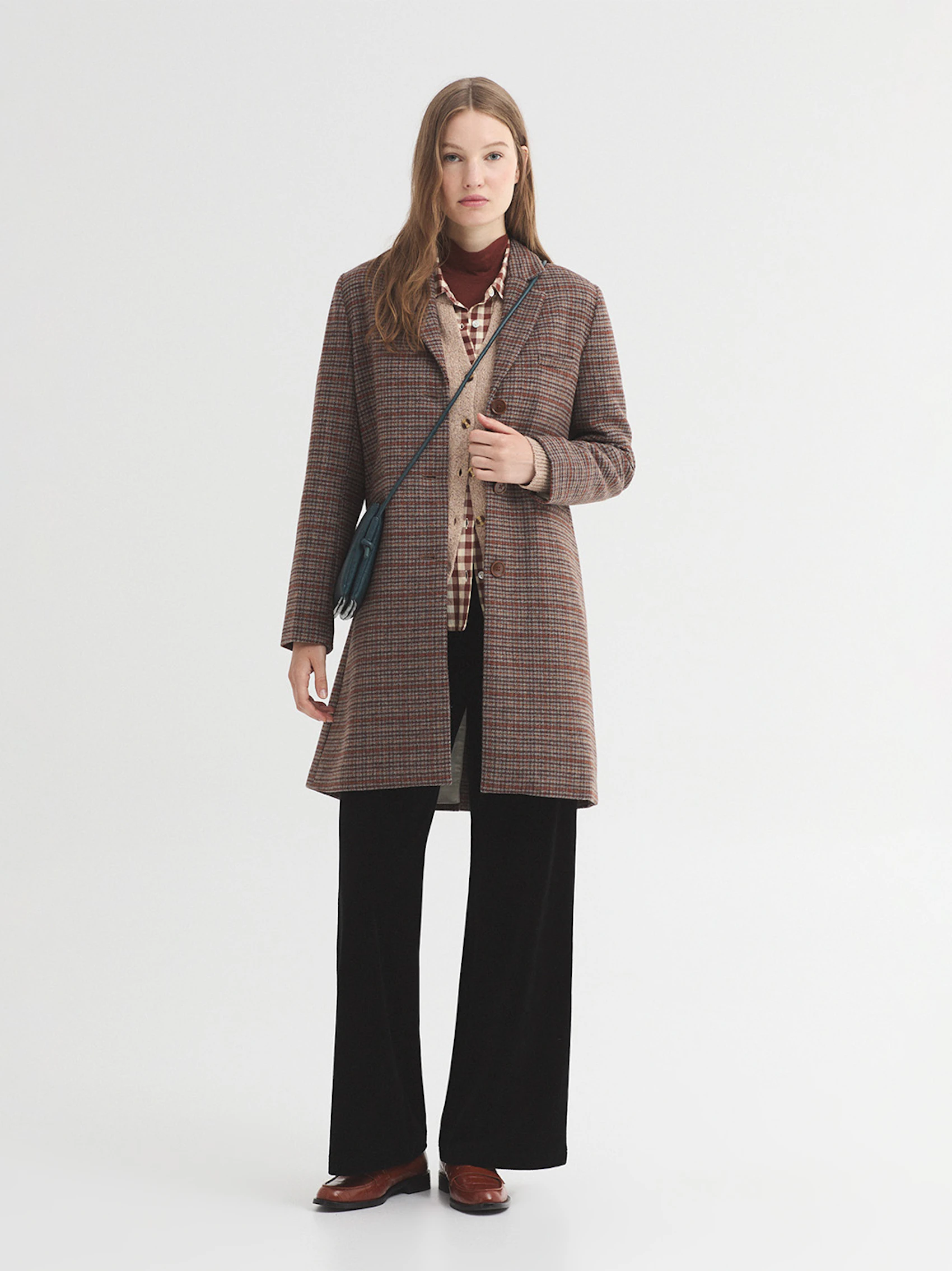 Veste boba à col rond