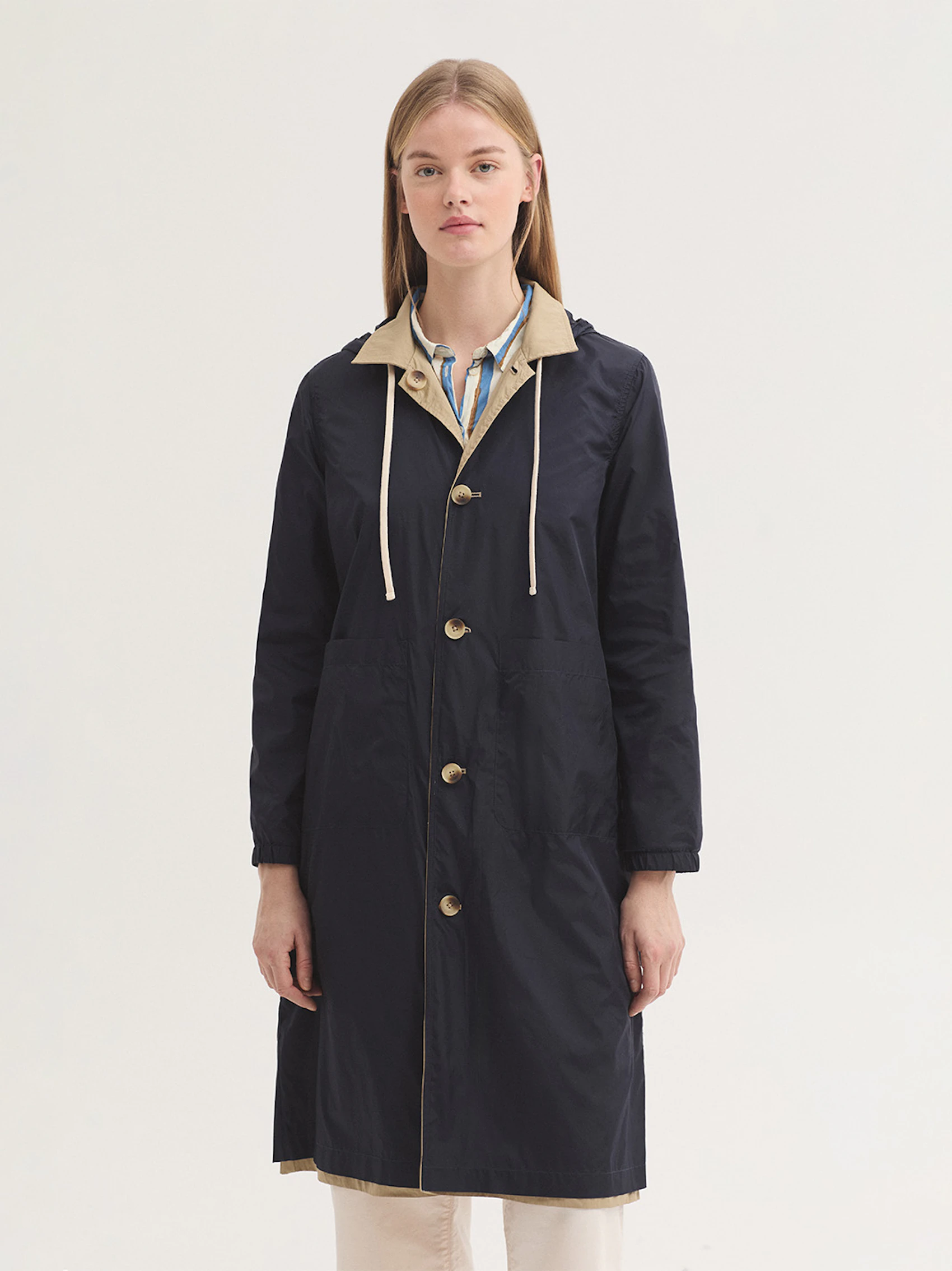 Trench double-face