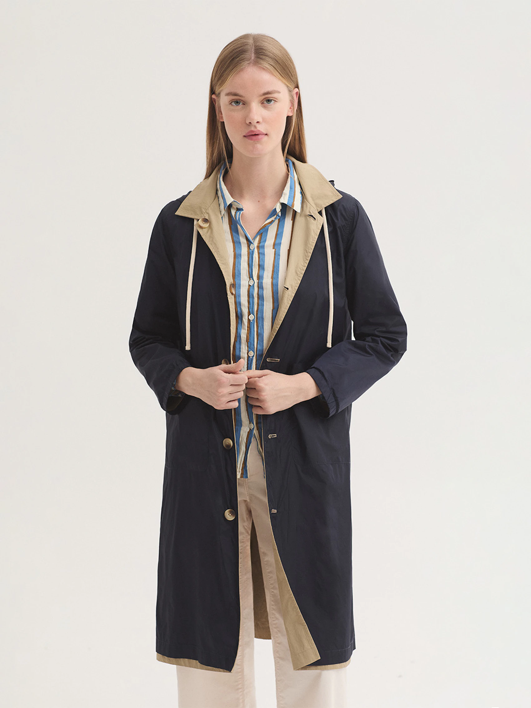 Trench double-face
