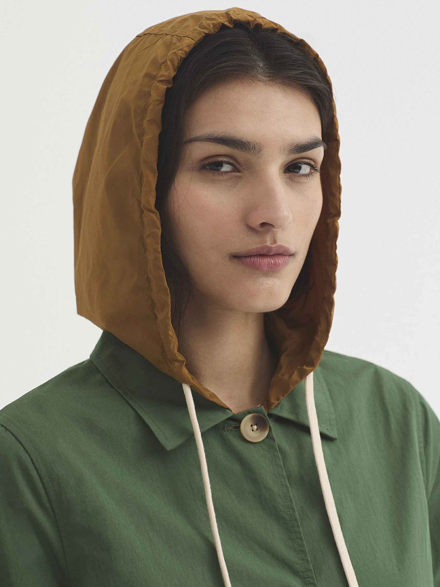Reversible trench coat