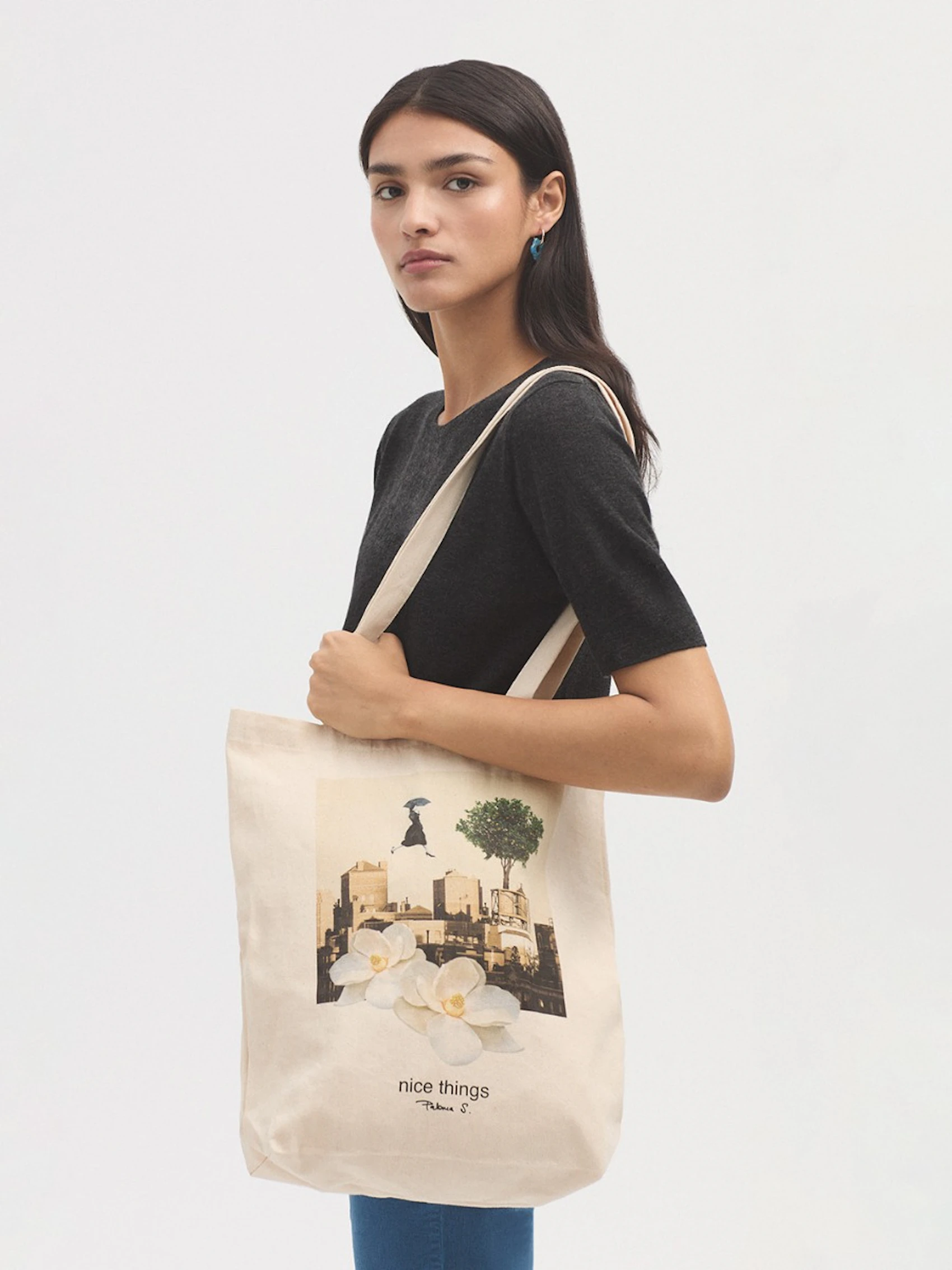 Shopping bag à motif