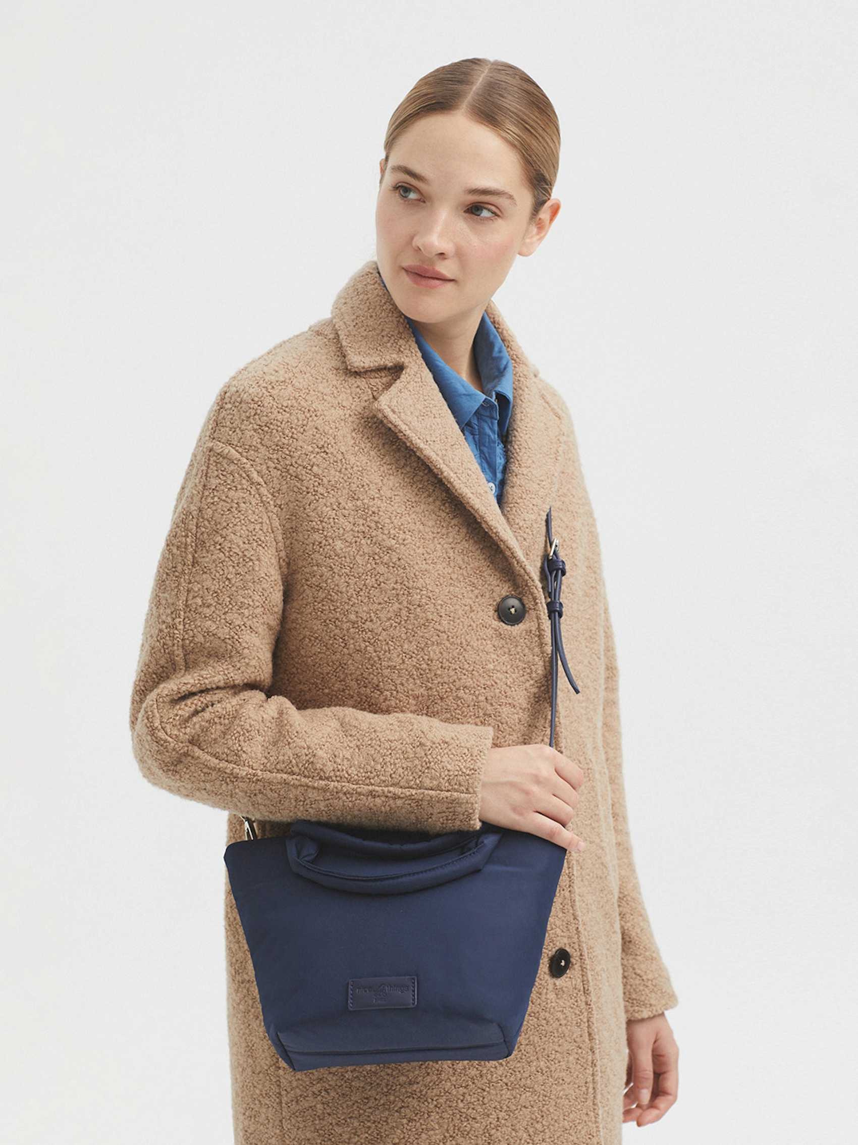 Basic boucle coat