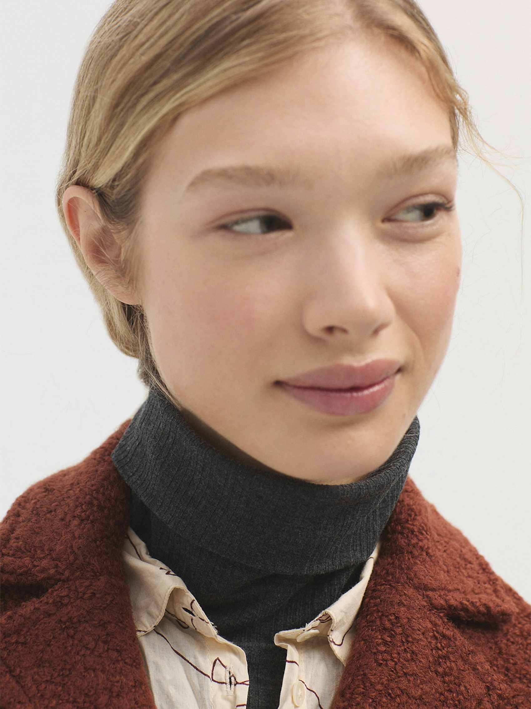 Basic boucle coat