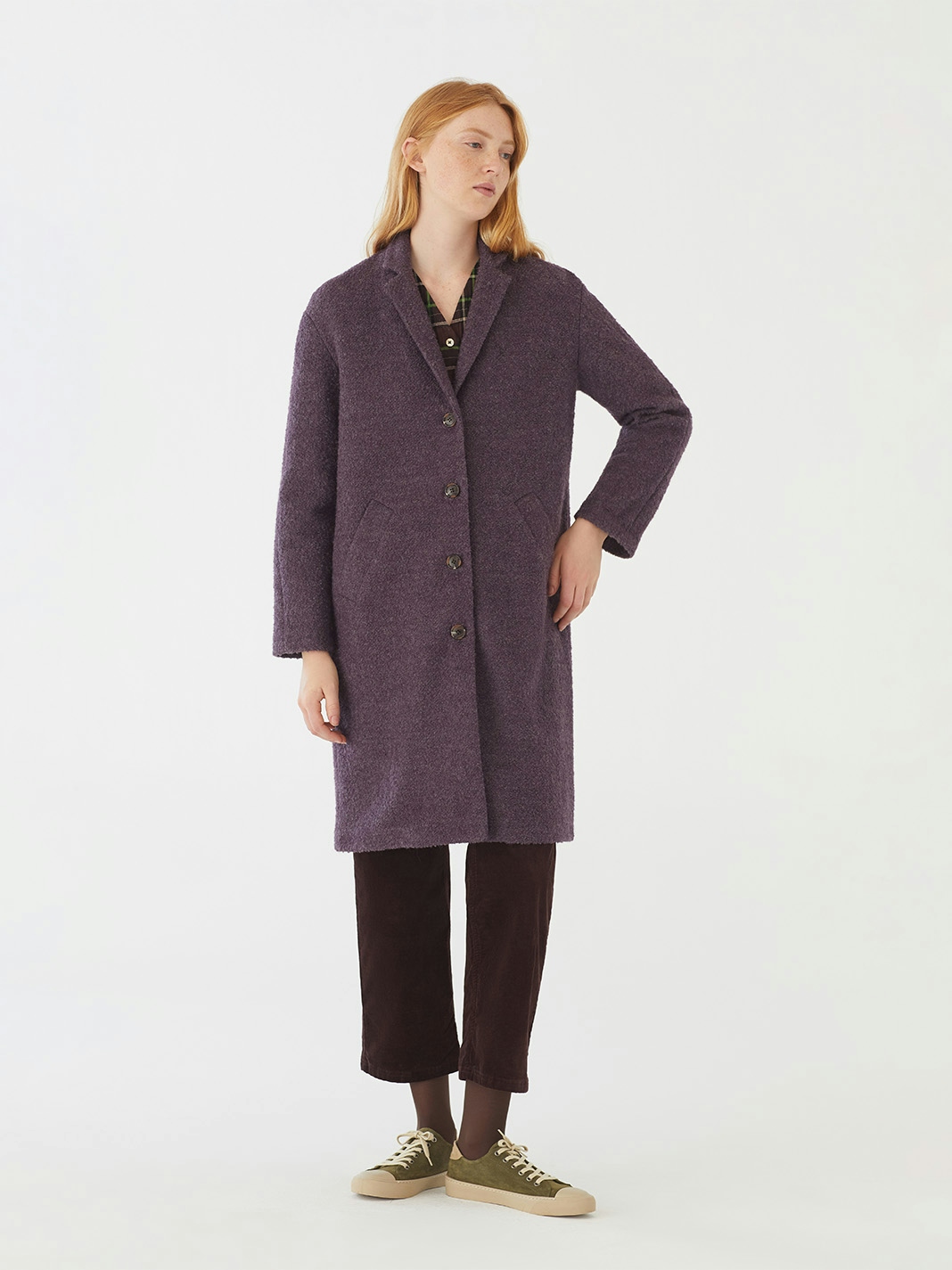 Cappotto di lana basic