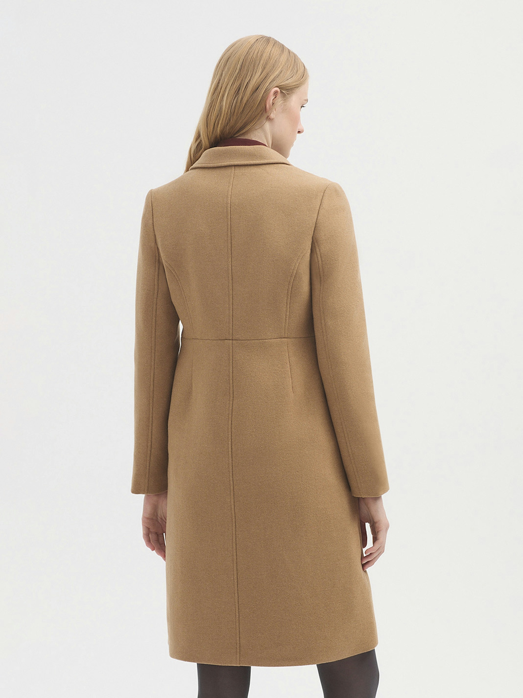 Cappotto rever misto lana