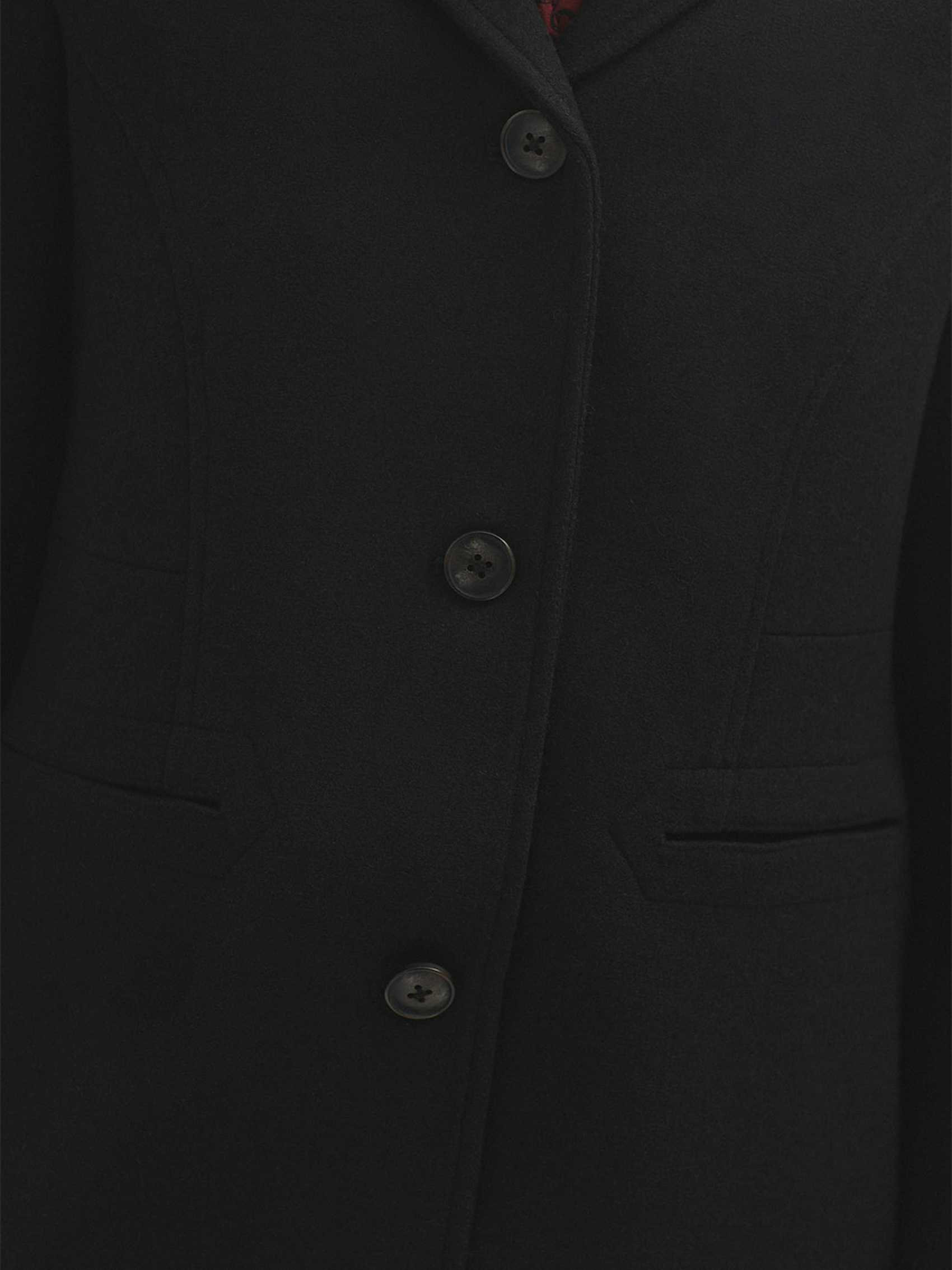 Tailored wool blend coat