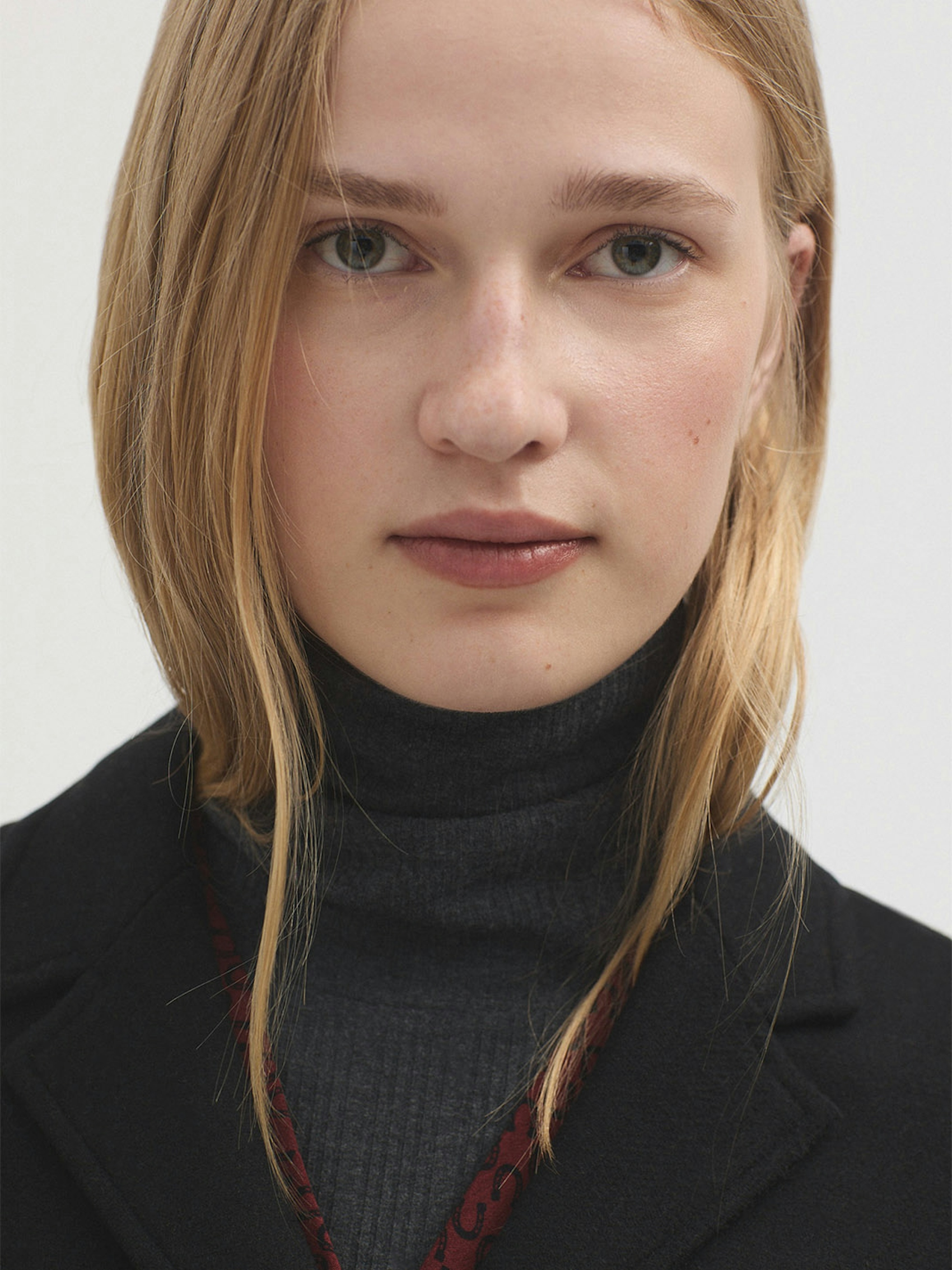 Tailored wool blend coat