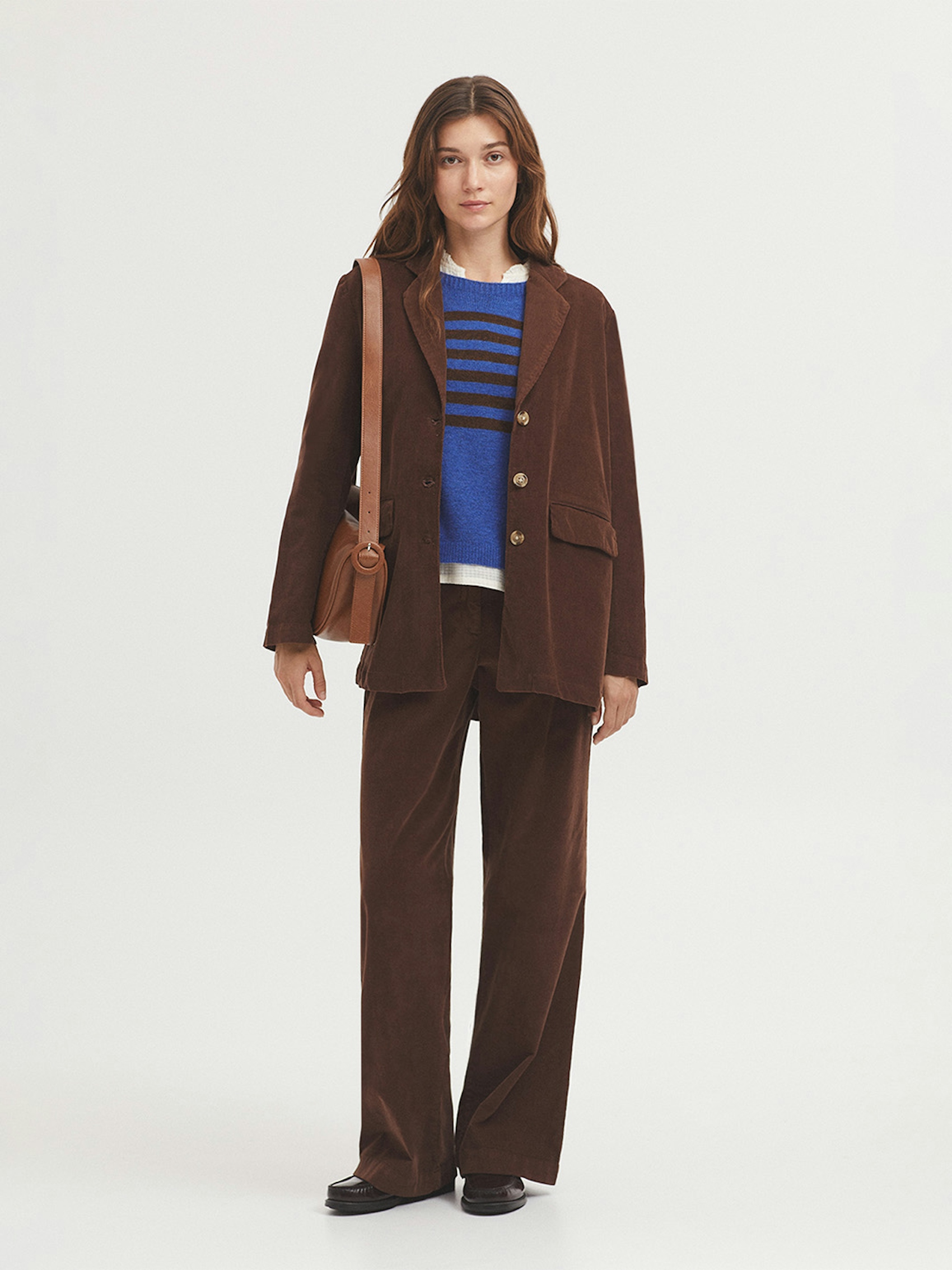 Micro corduroy blazer