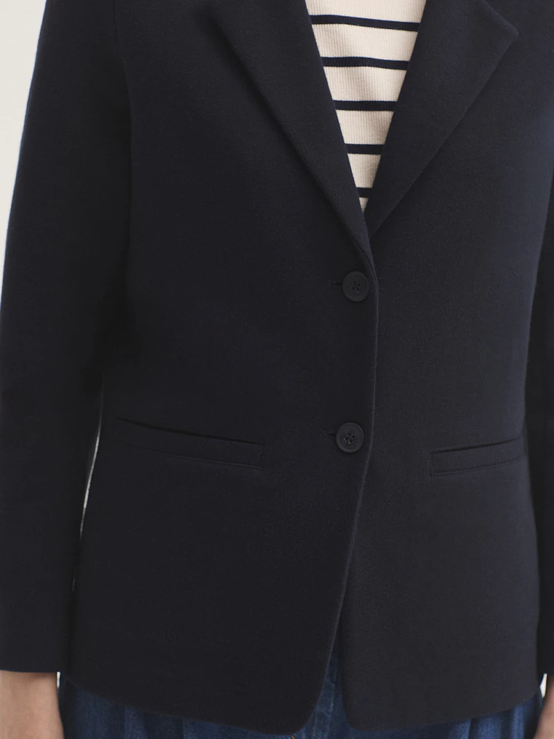 Blazer circulaire à poches