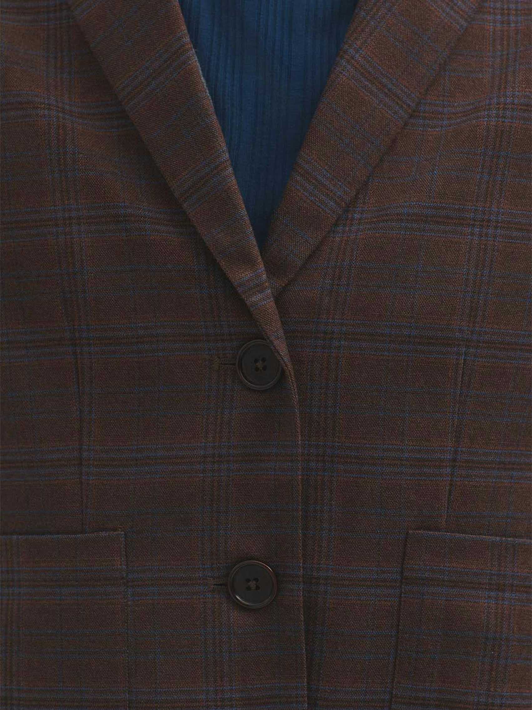 Blazer court carreaux 1