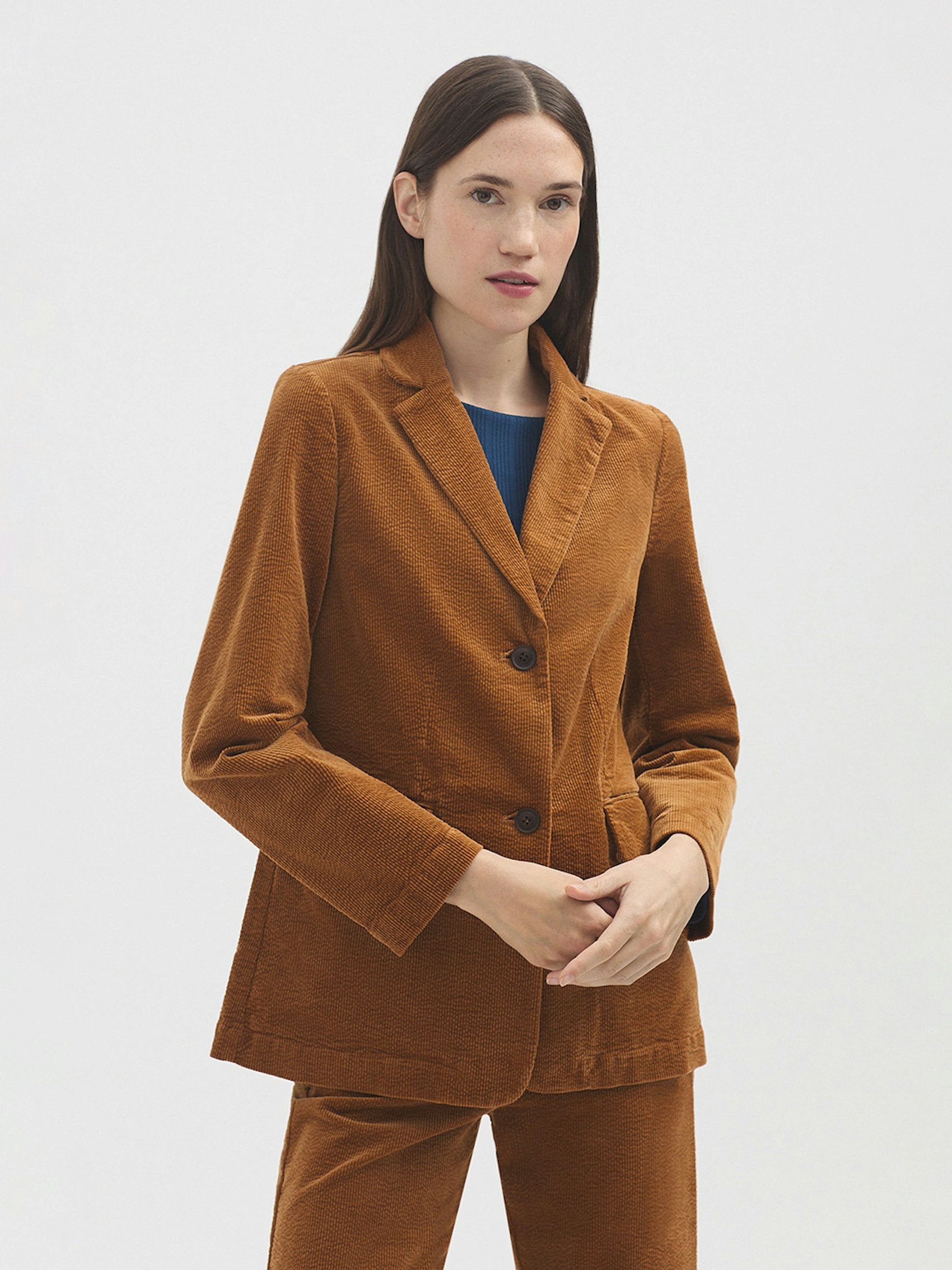 Bubble cord blazer cardigan