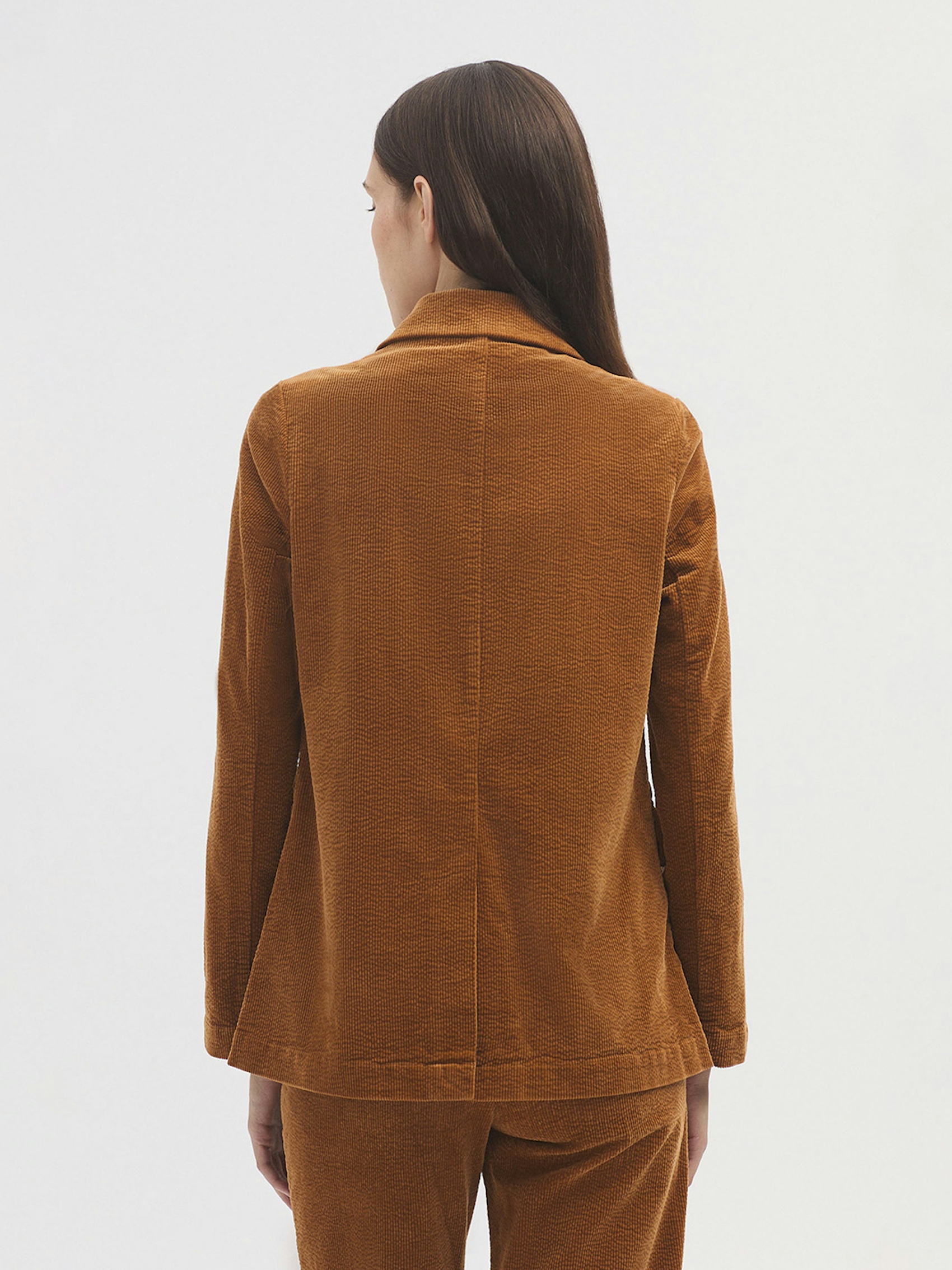 Bubble cord blazer cardigan