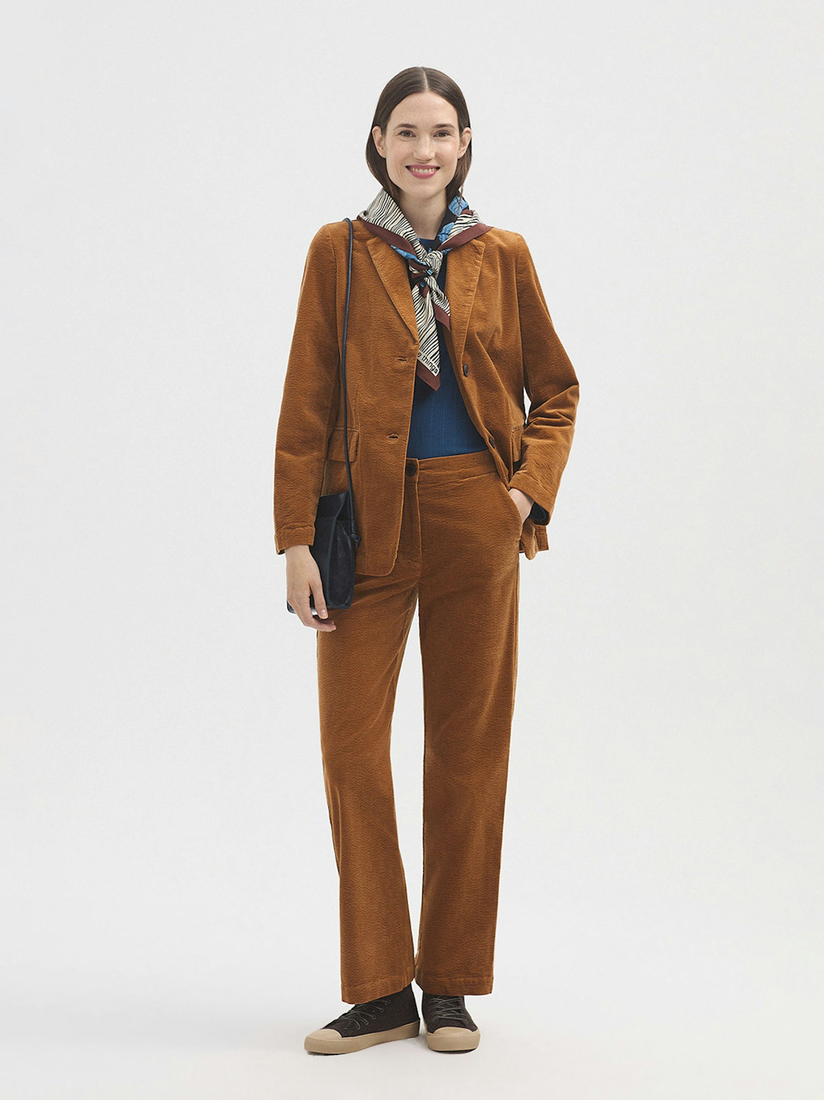 Bubble cord blazer cardigan