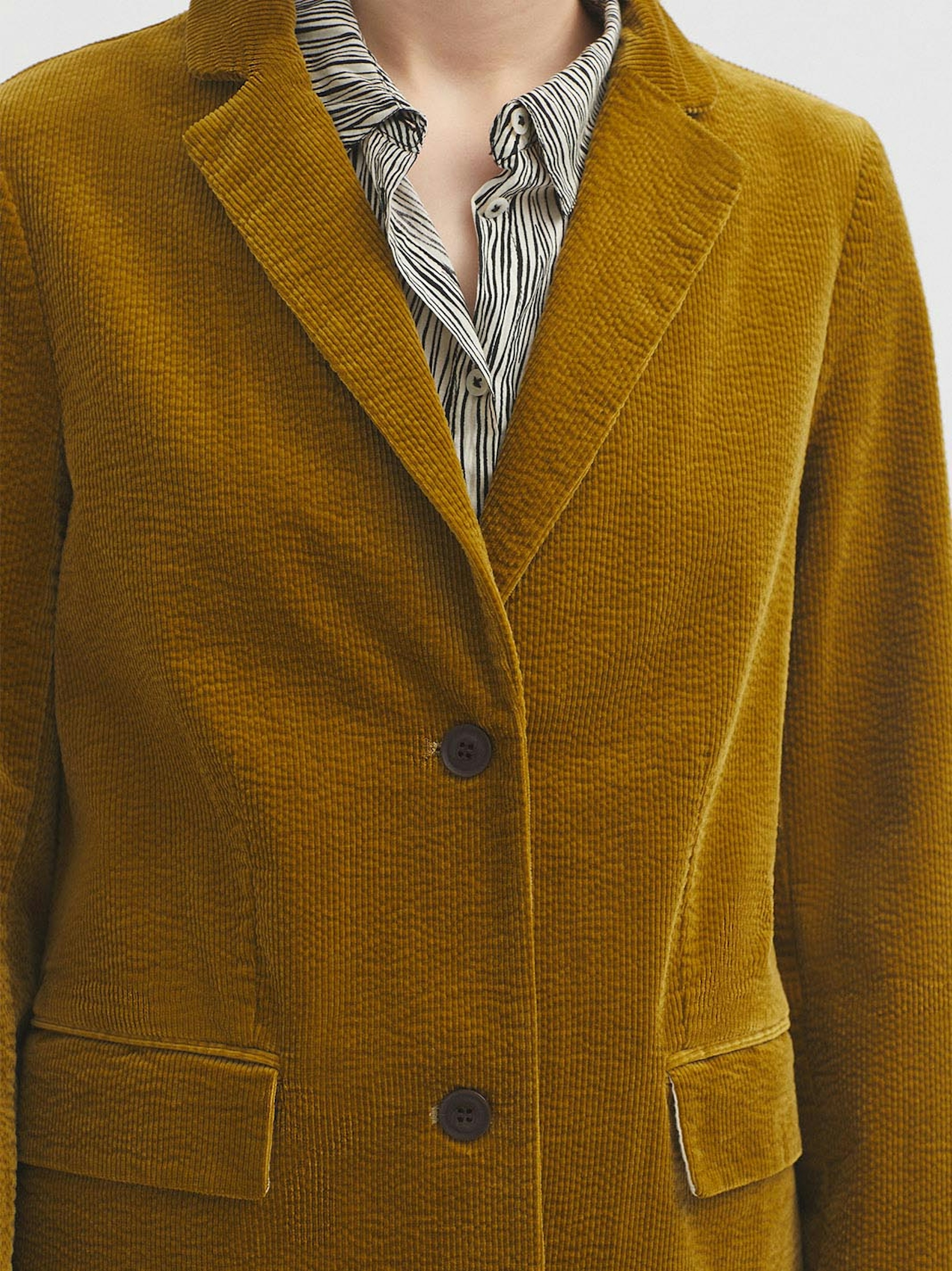 Bubble cord blazer cardigan