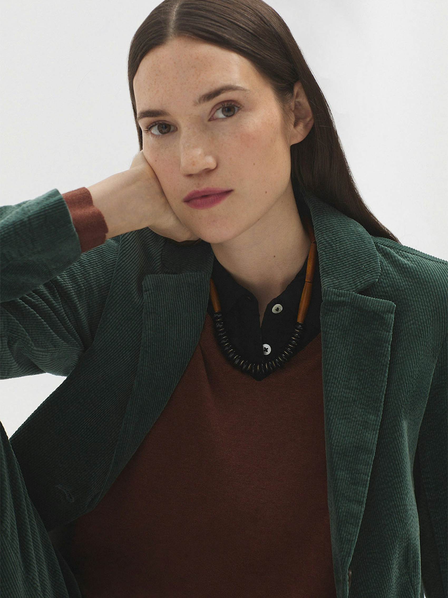Bubble cord blazer cardigan