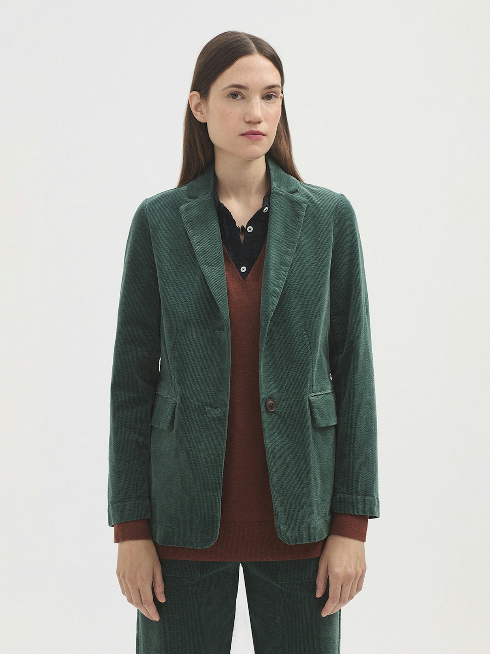 Bubble cord blazer cardigan