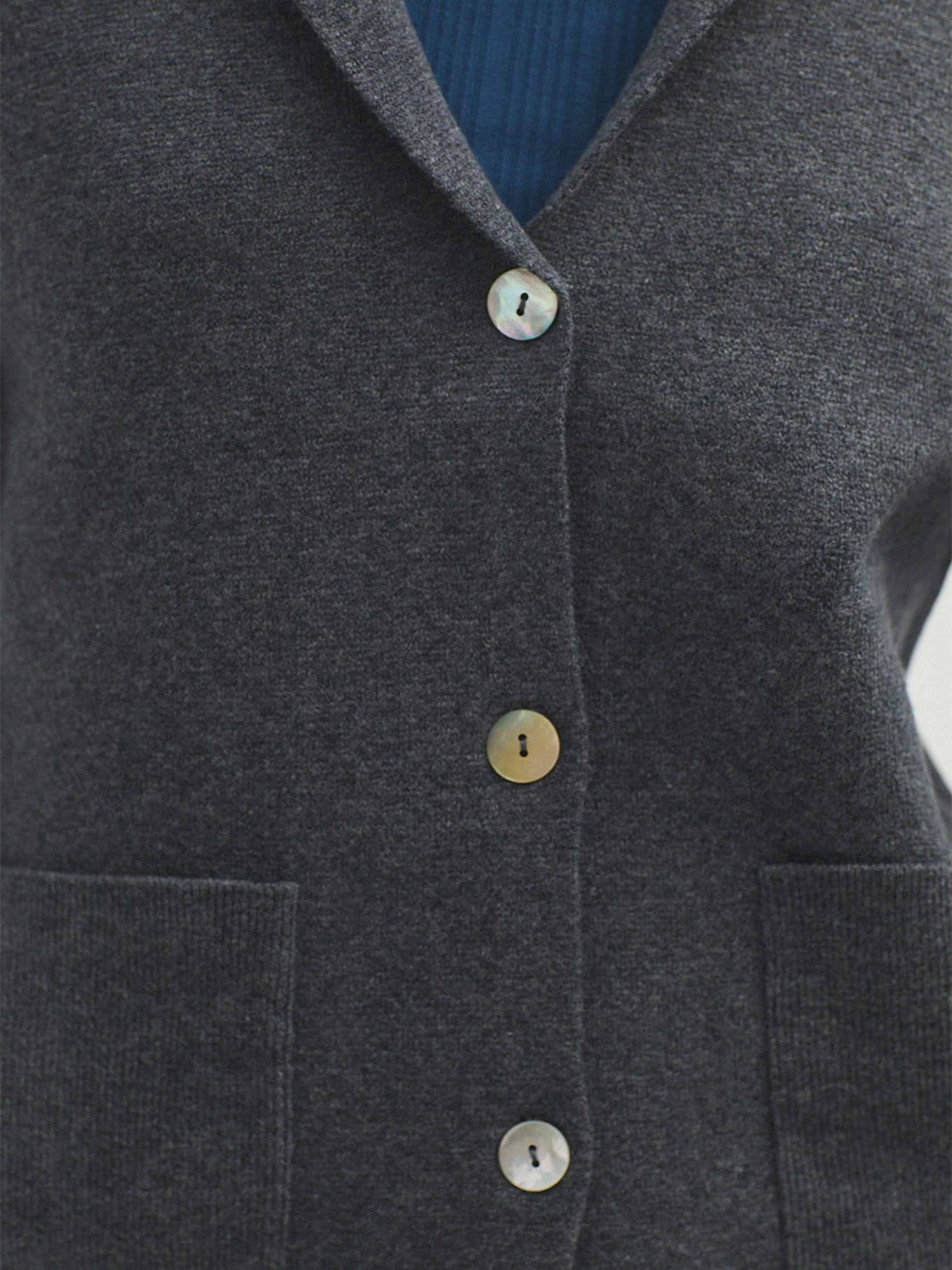Ribbed blazer cardigan 1