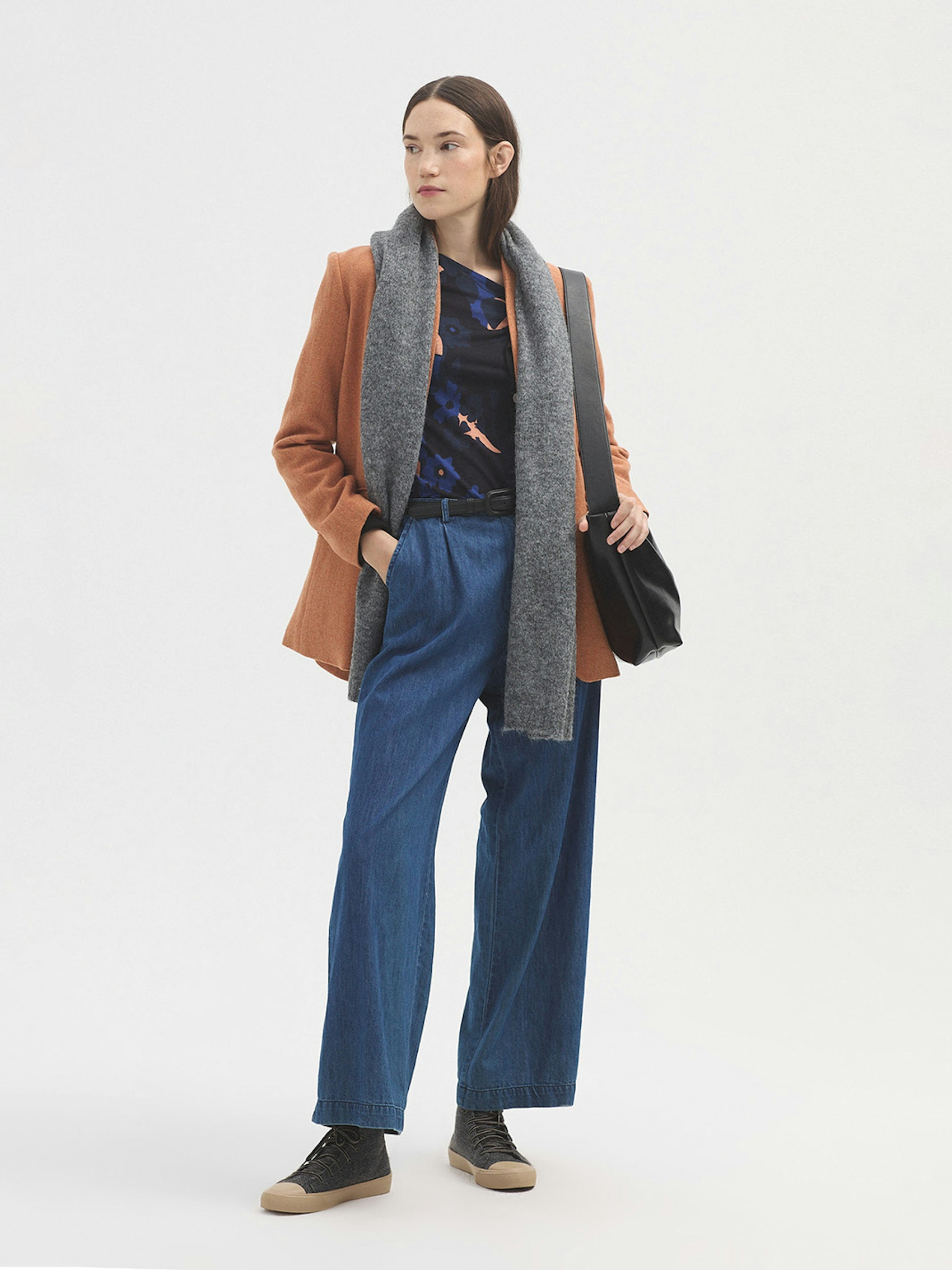 Ribbed blazer cardigan