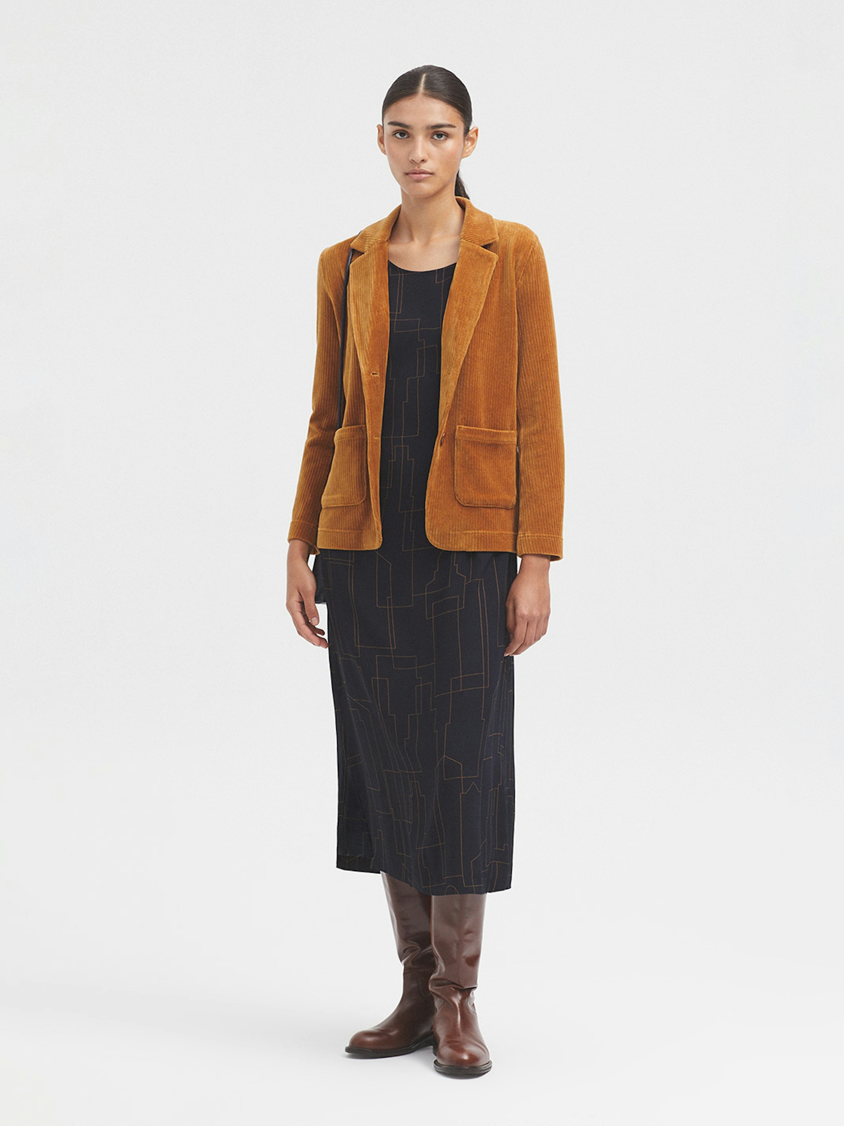 Blazer pana elástica