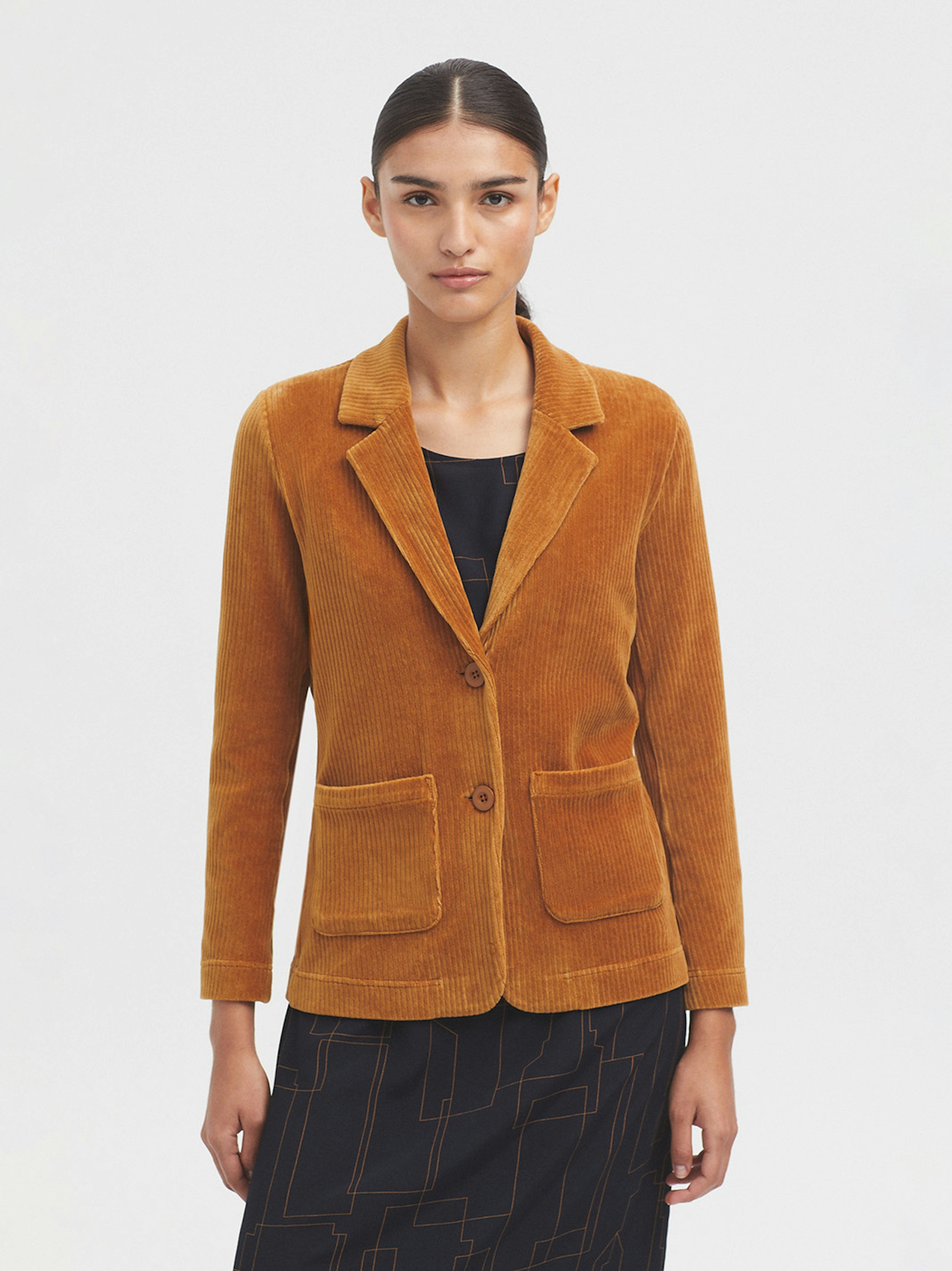 Blazer pana elástica