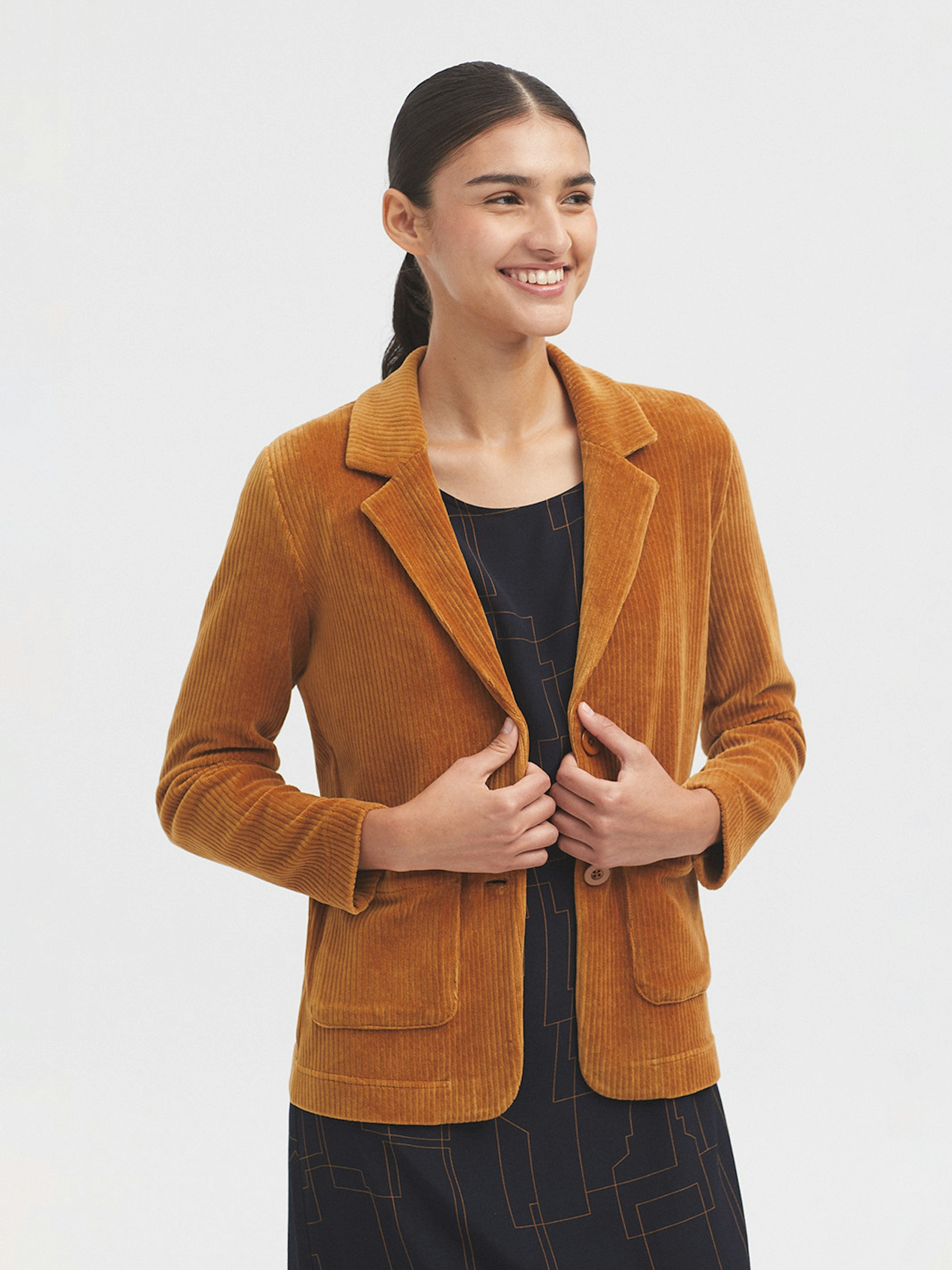Blazer pana elástica