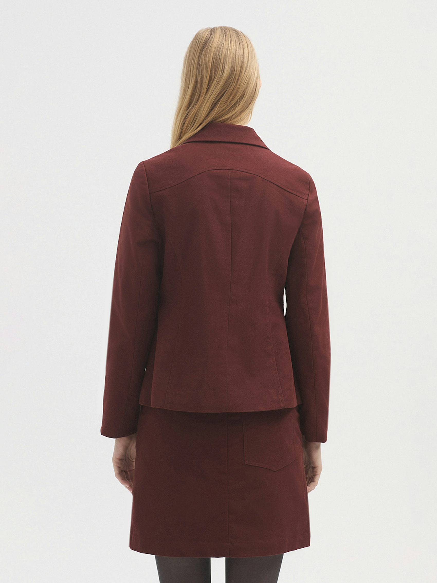 Blazer pana lisa elástica