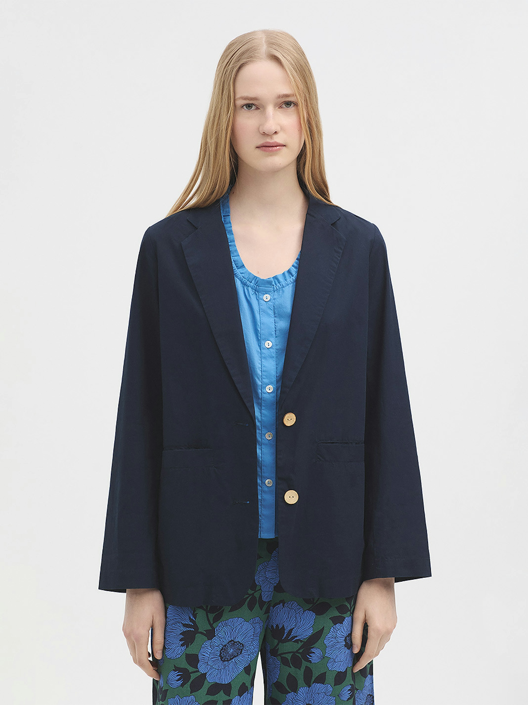 Blazer en popeline