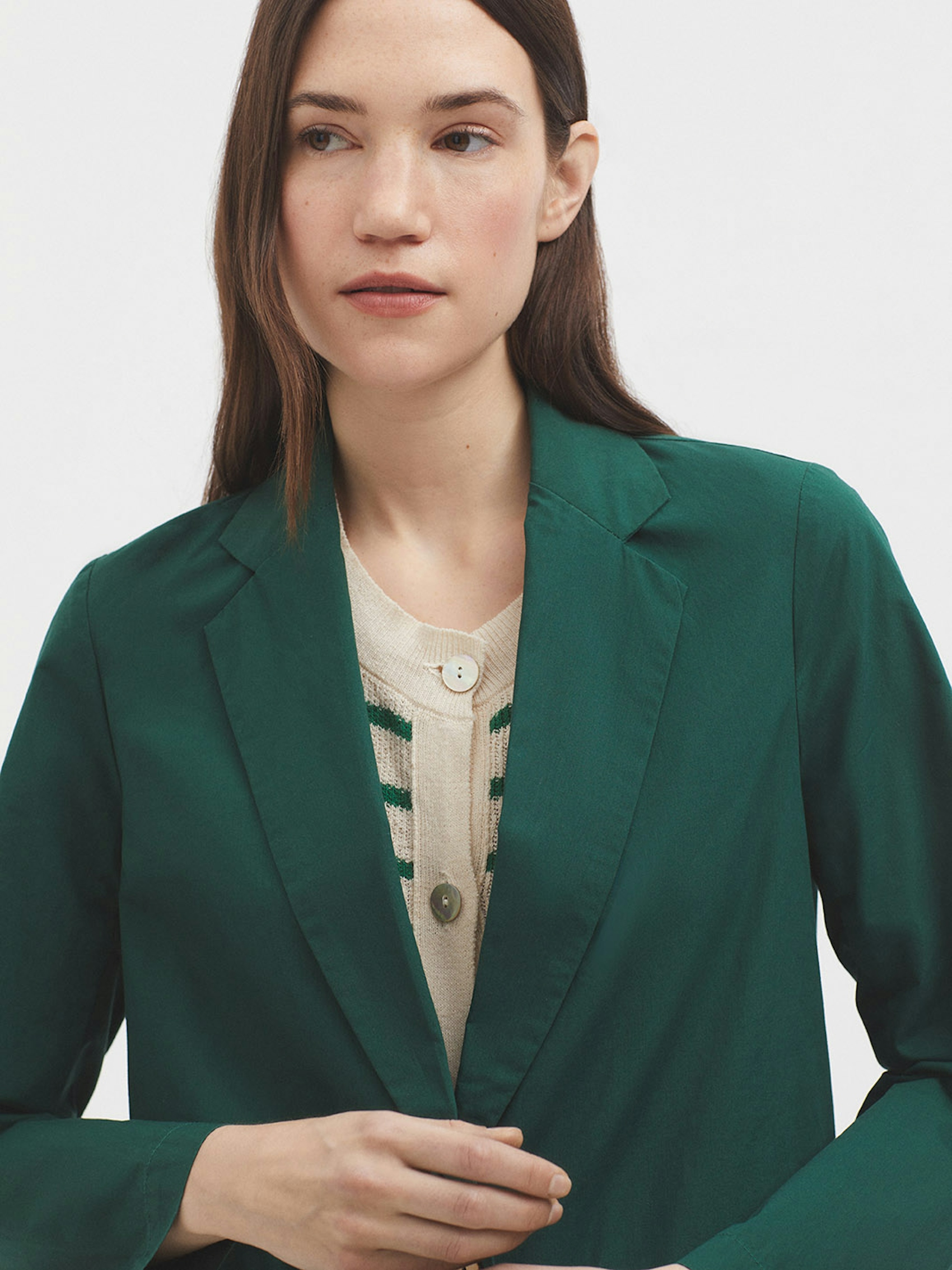 Poplin blazer 2