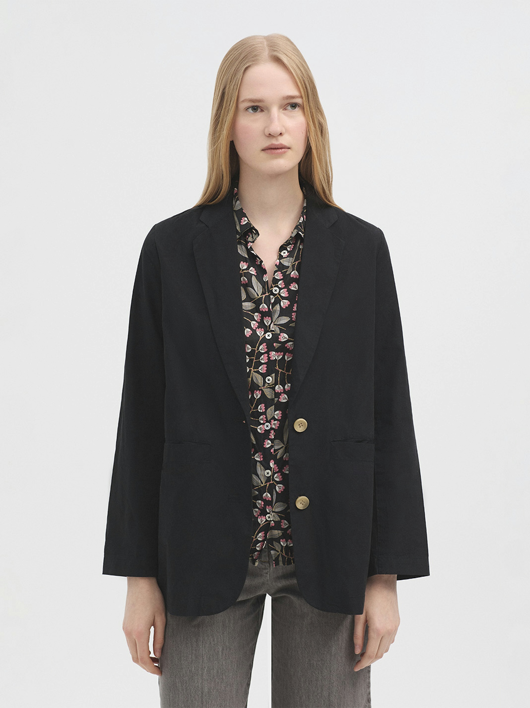 Blazer en popeline