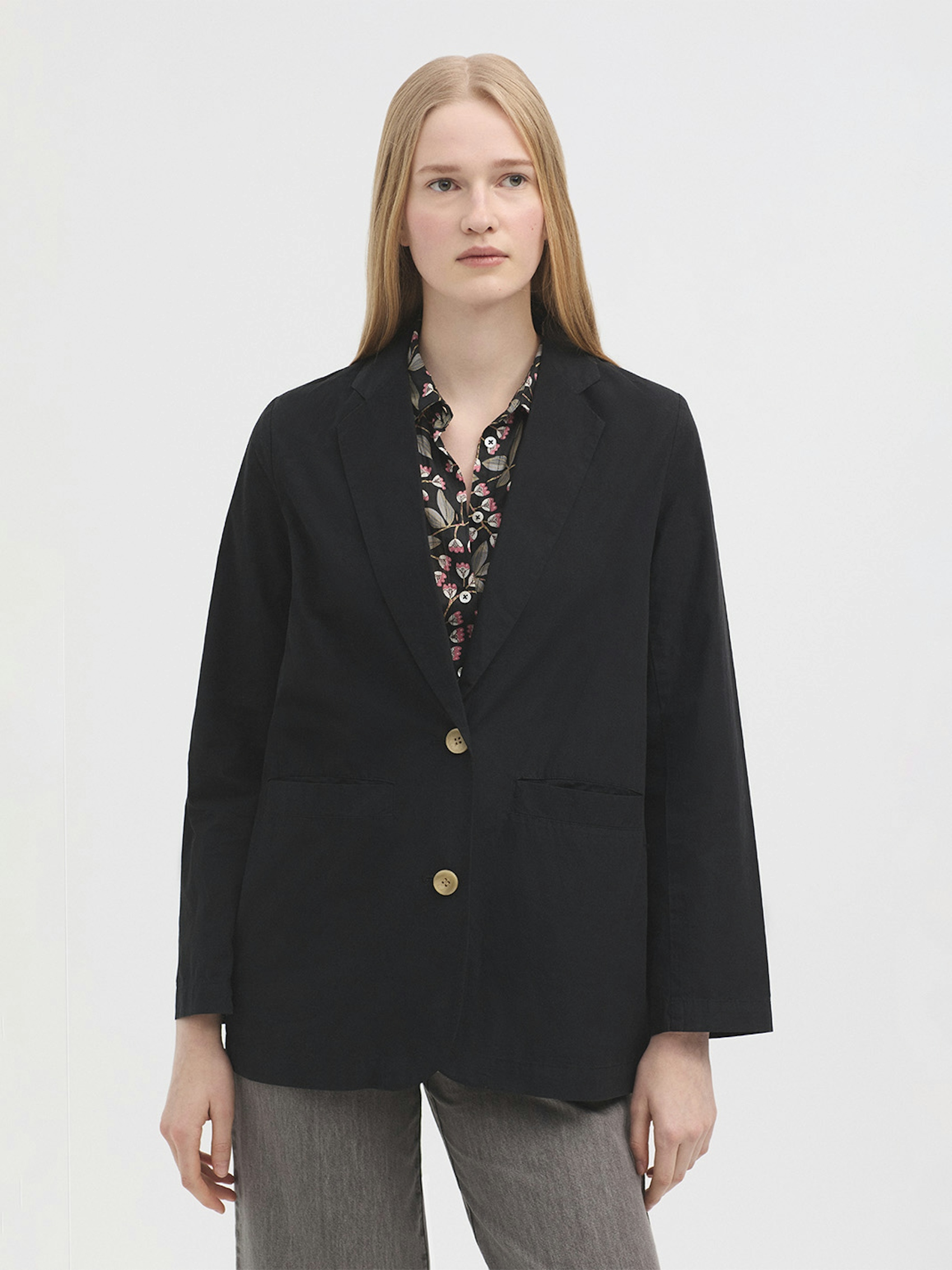 Blazer en popeline