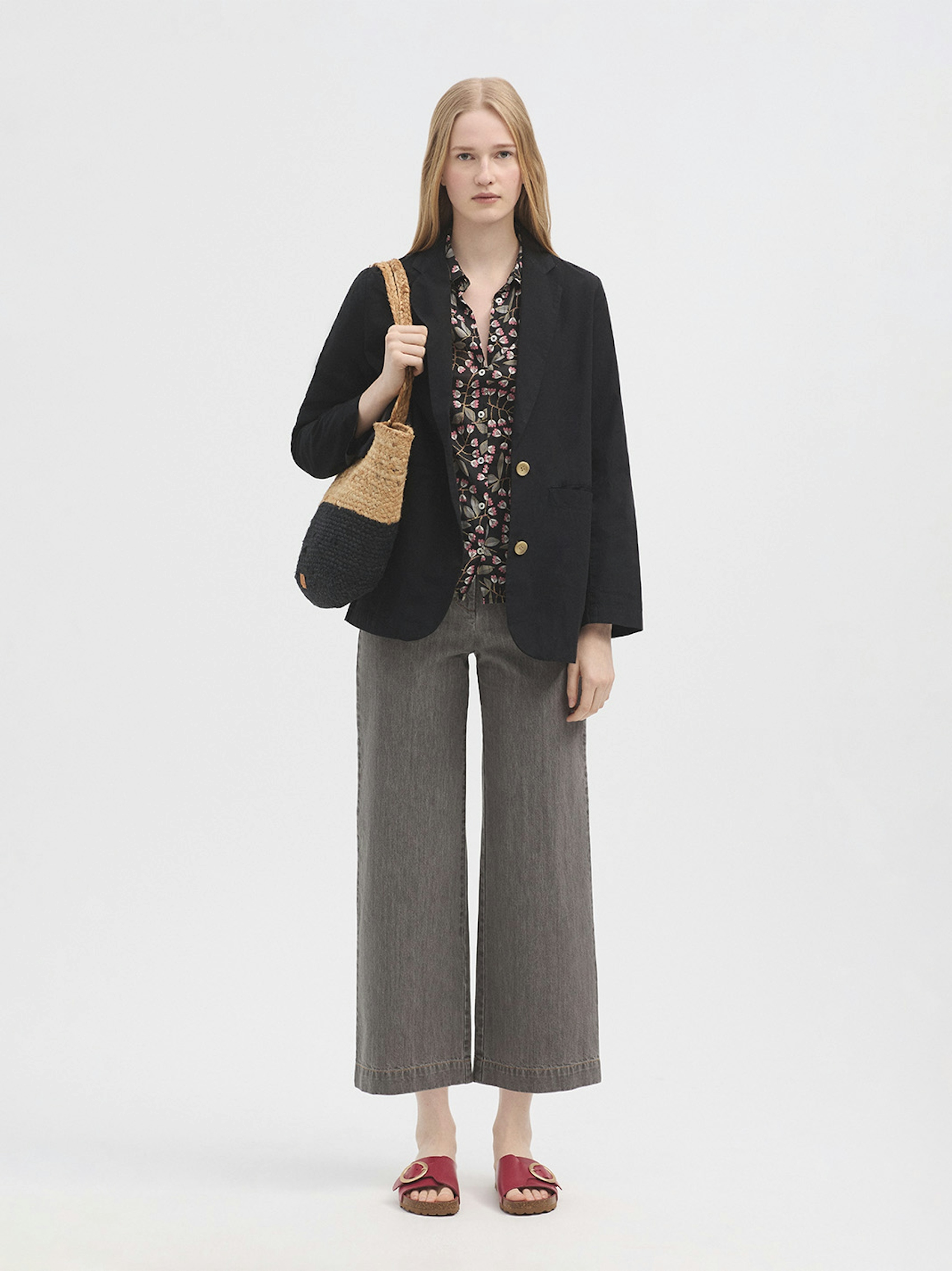 Blazer en popeline
