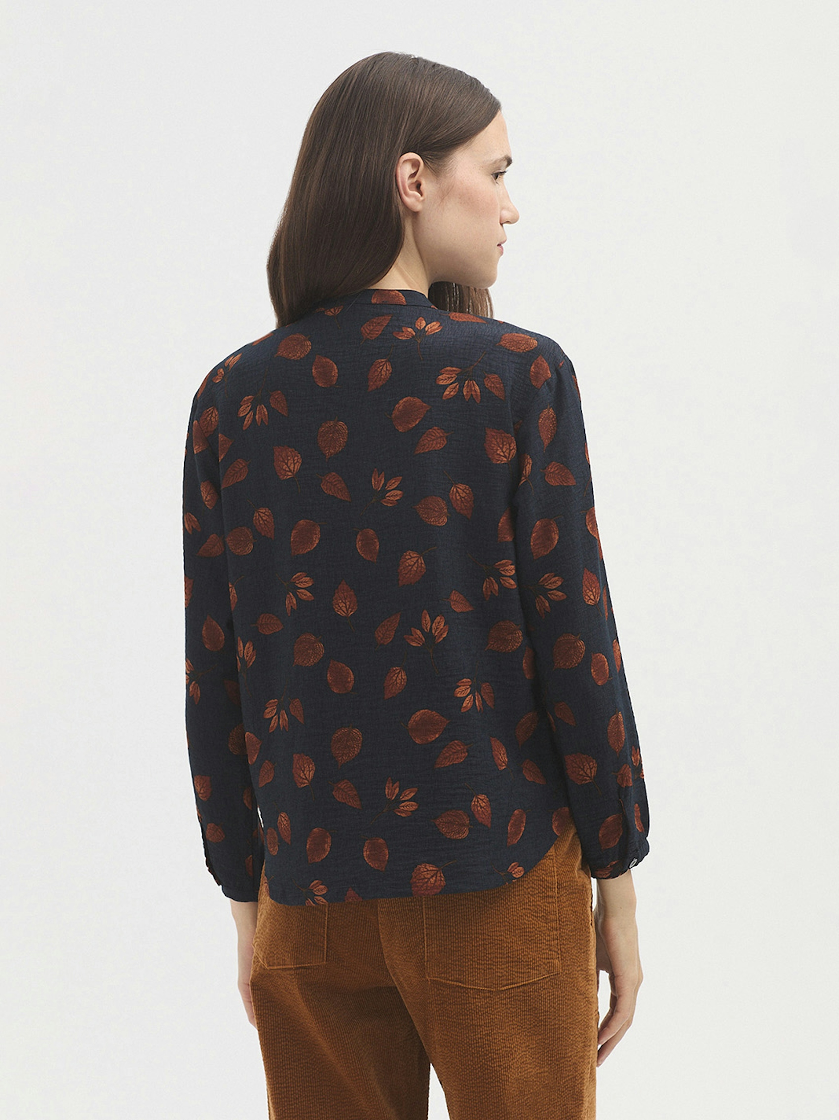 Forest viscose blouse