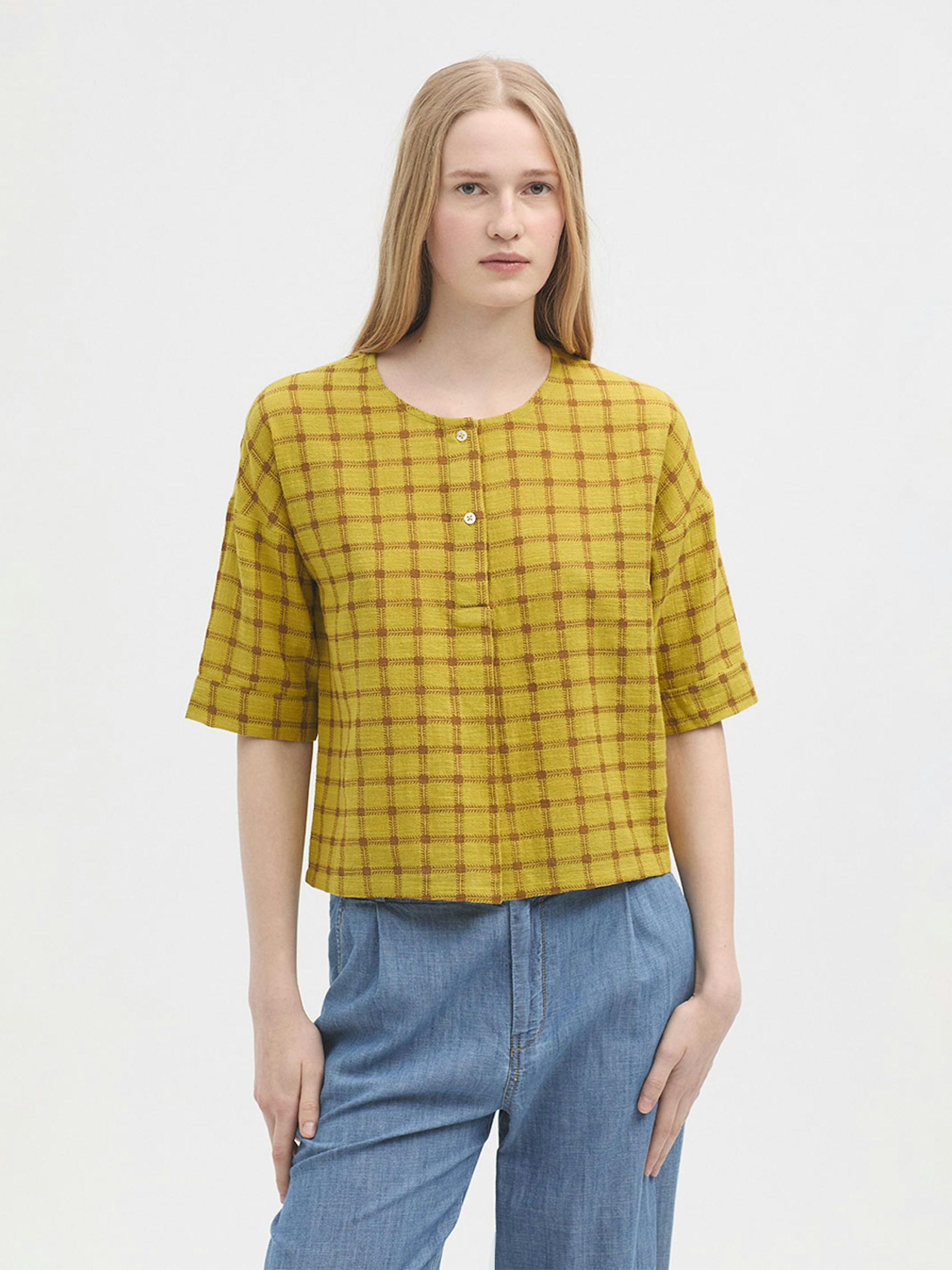 Garden Checks blouse