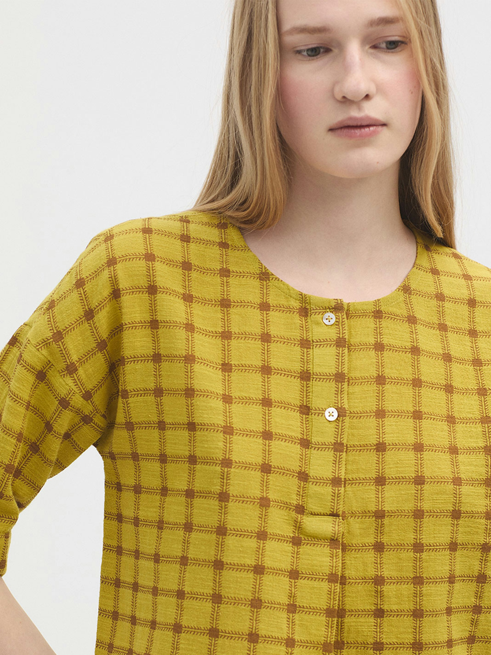 Garden Checks blouse