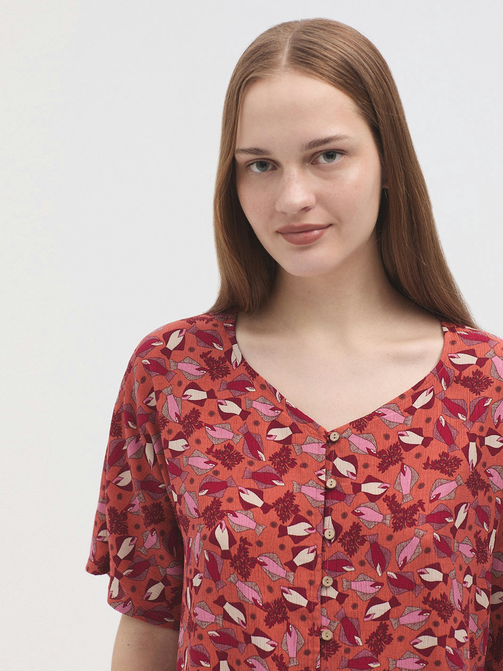 Hawaian Fish blouse