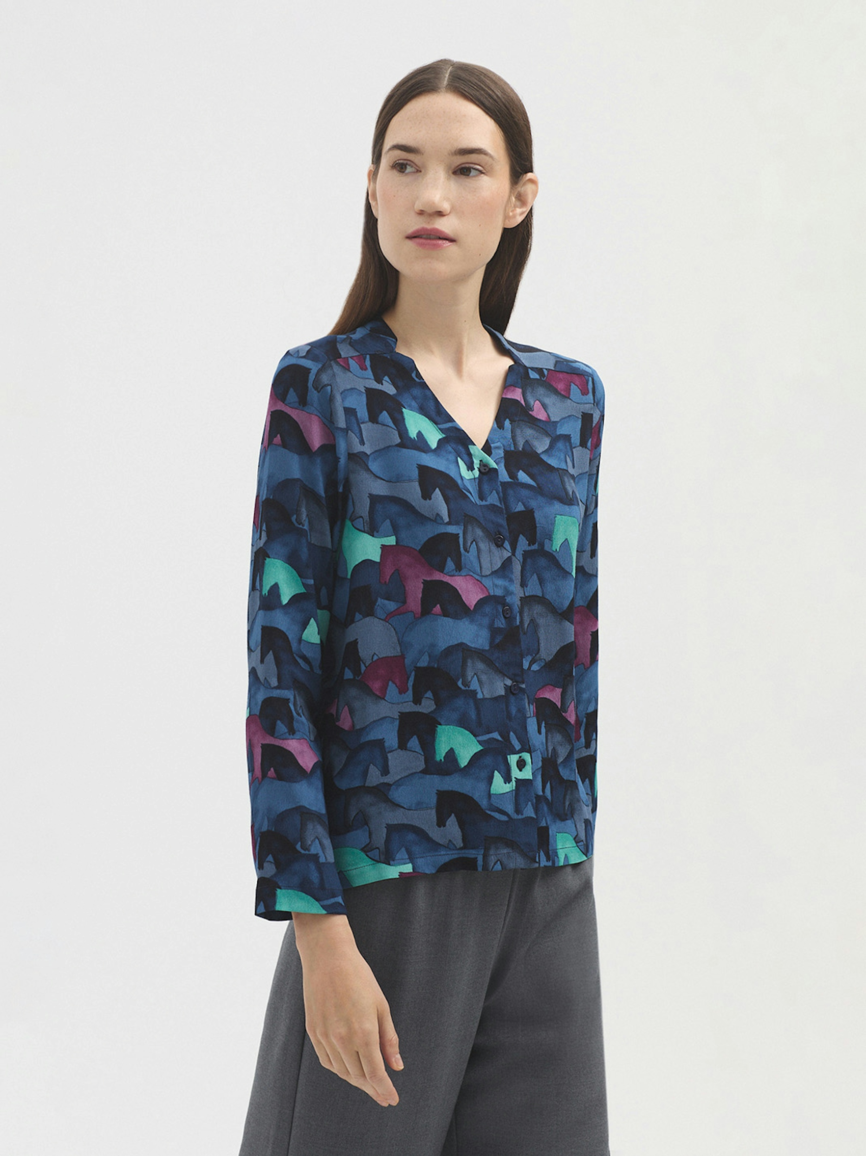 Wild Horses viscose blouse 0