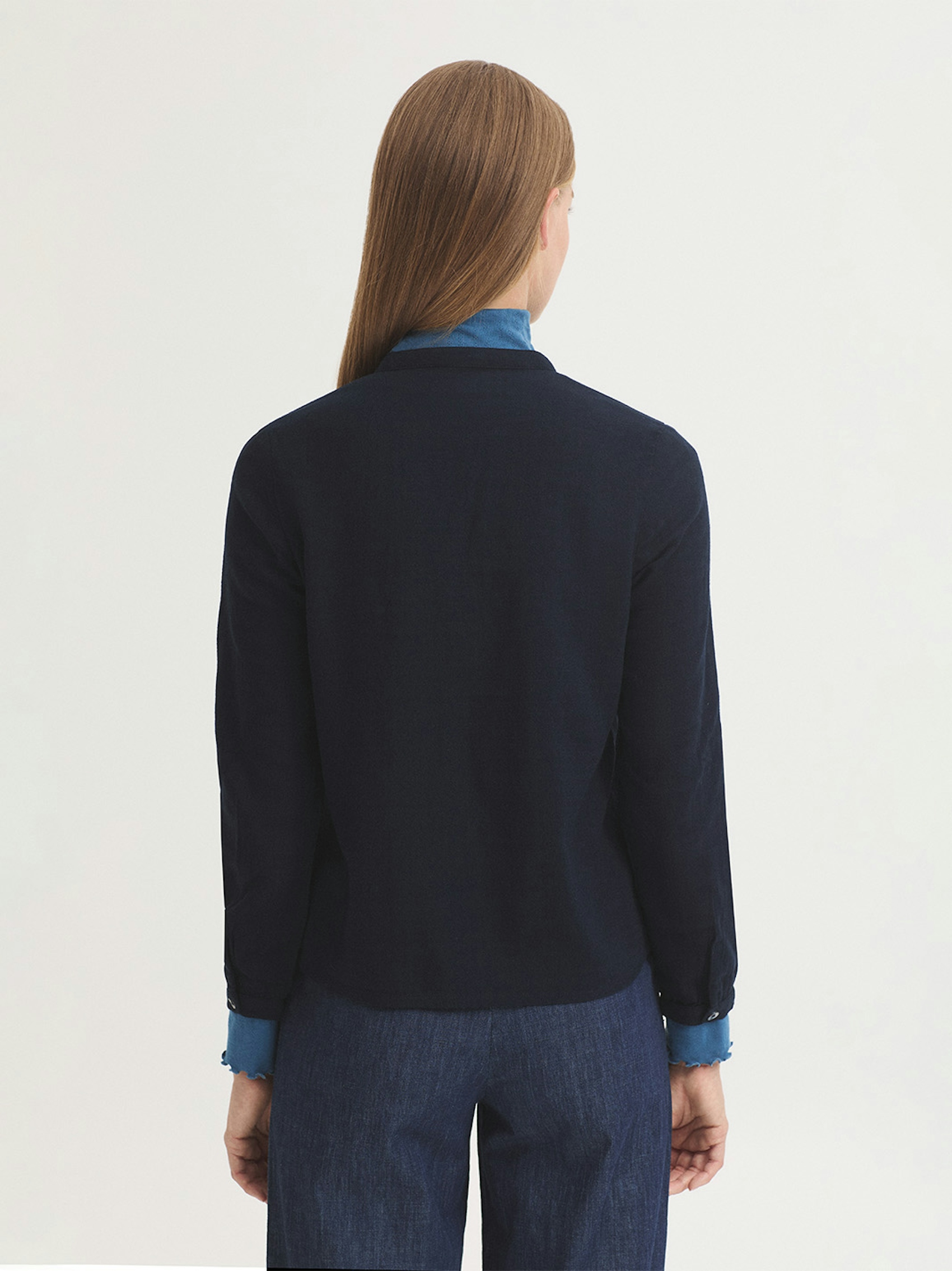Cross stitch embroidered blouse