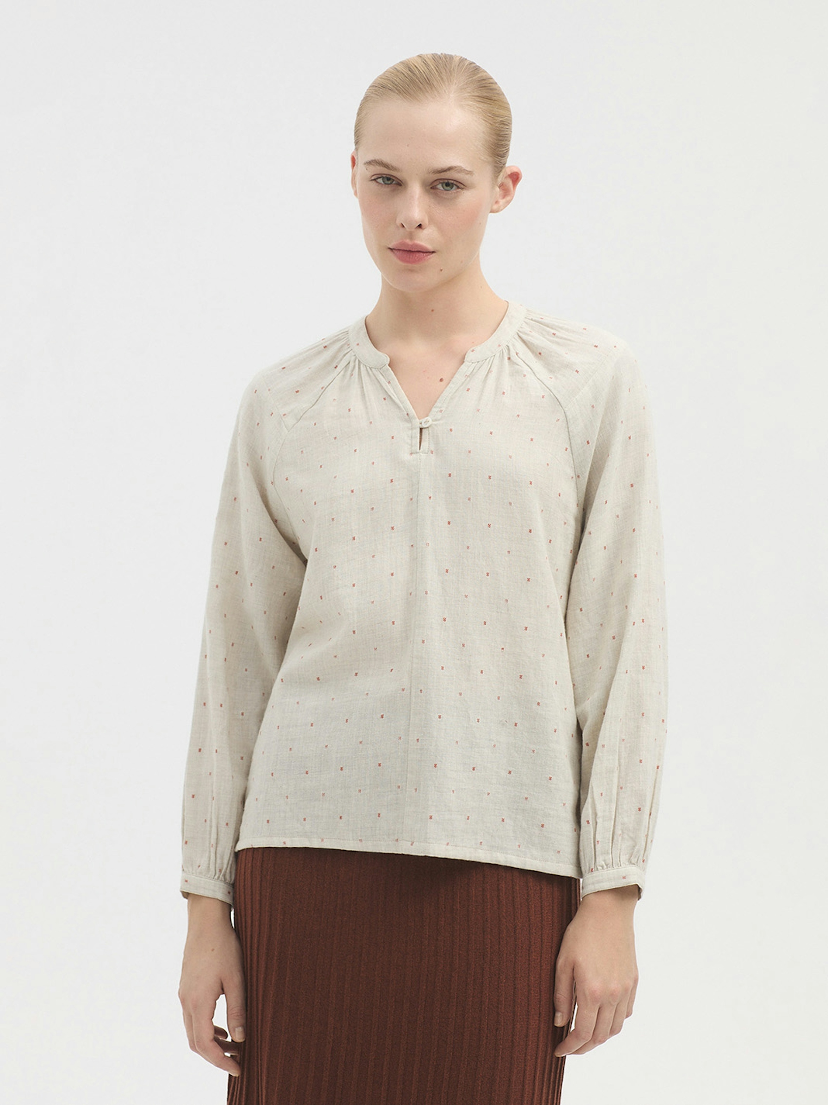 Chemisier Jacquard plumetis 0