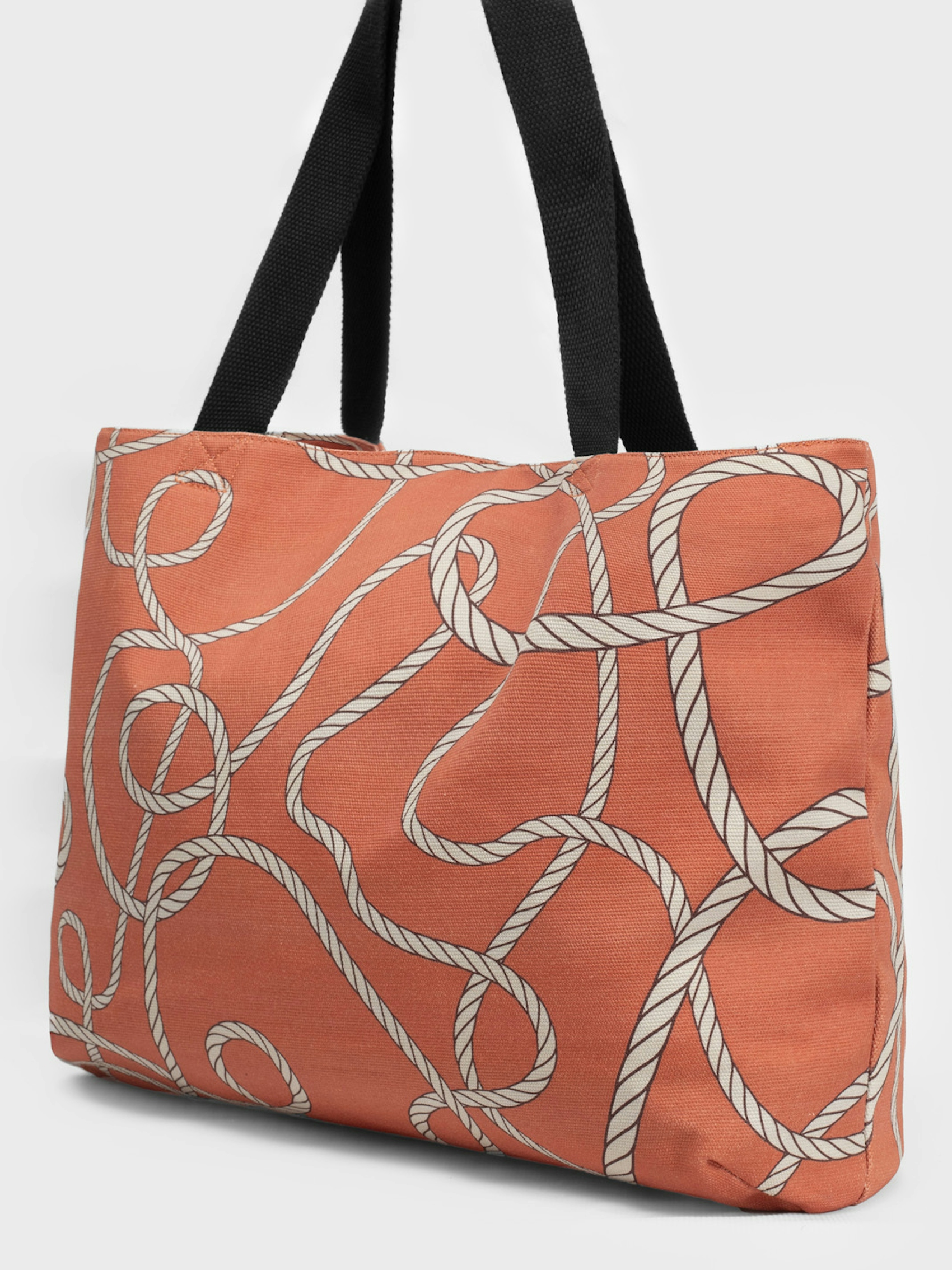 Bolsa playa estampada
