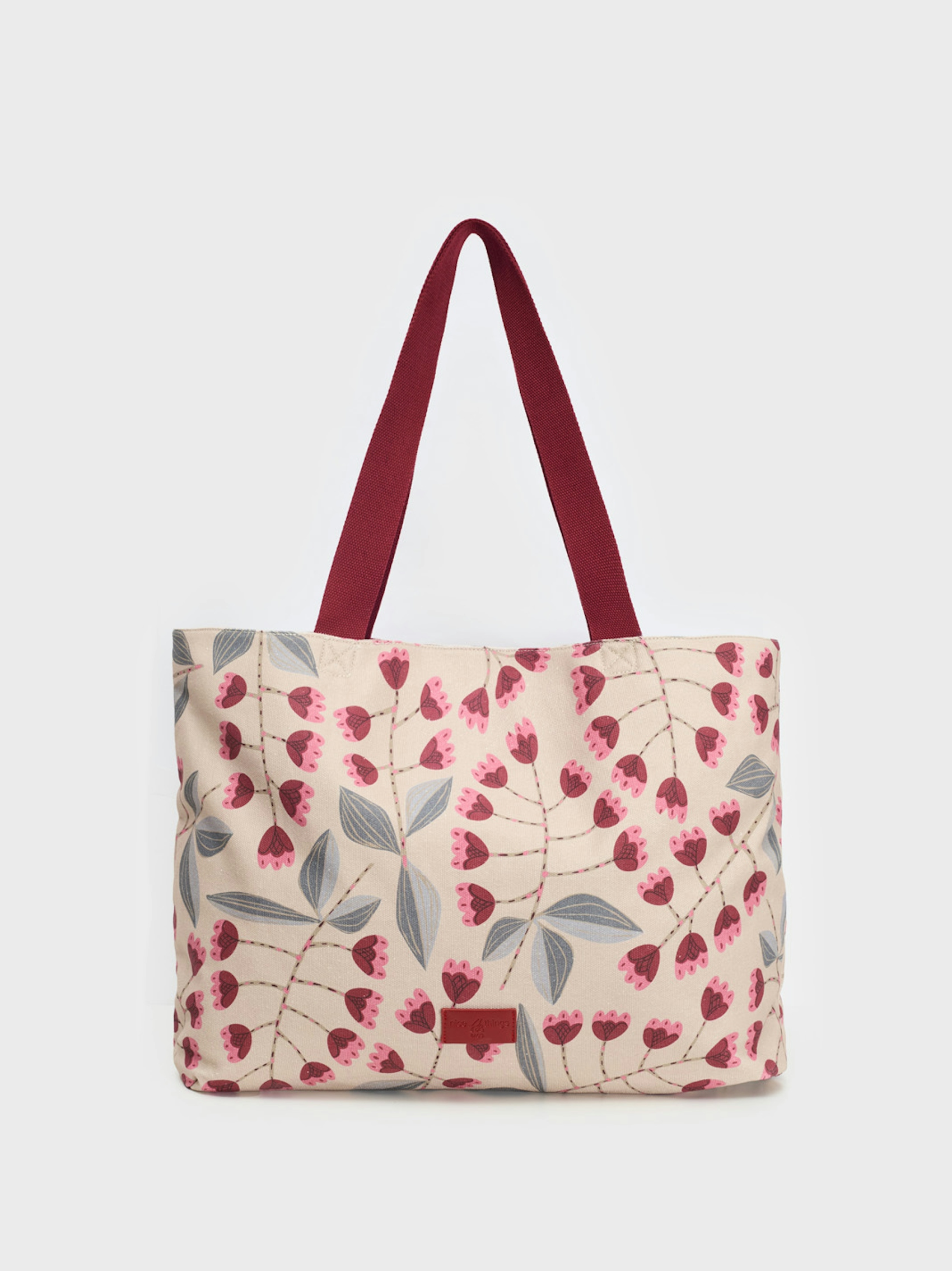 Printed beach bag