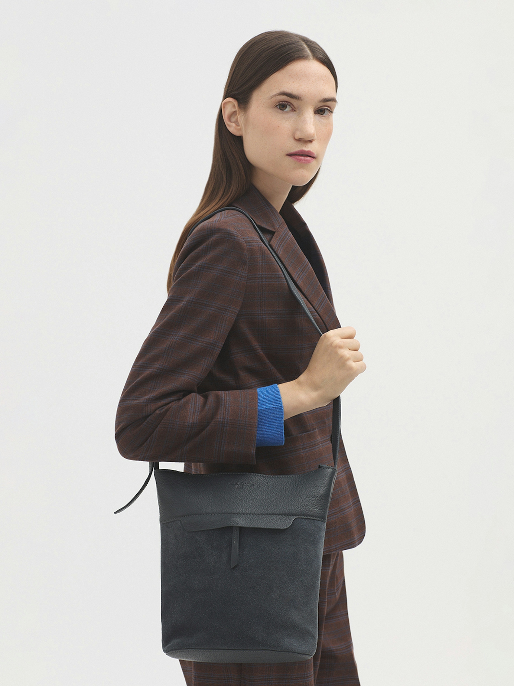 Bolso bucket piel