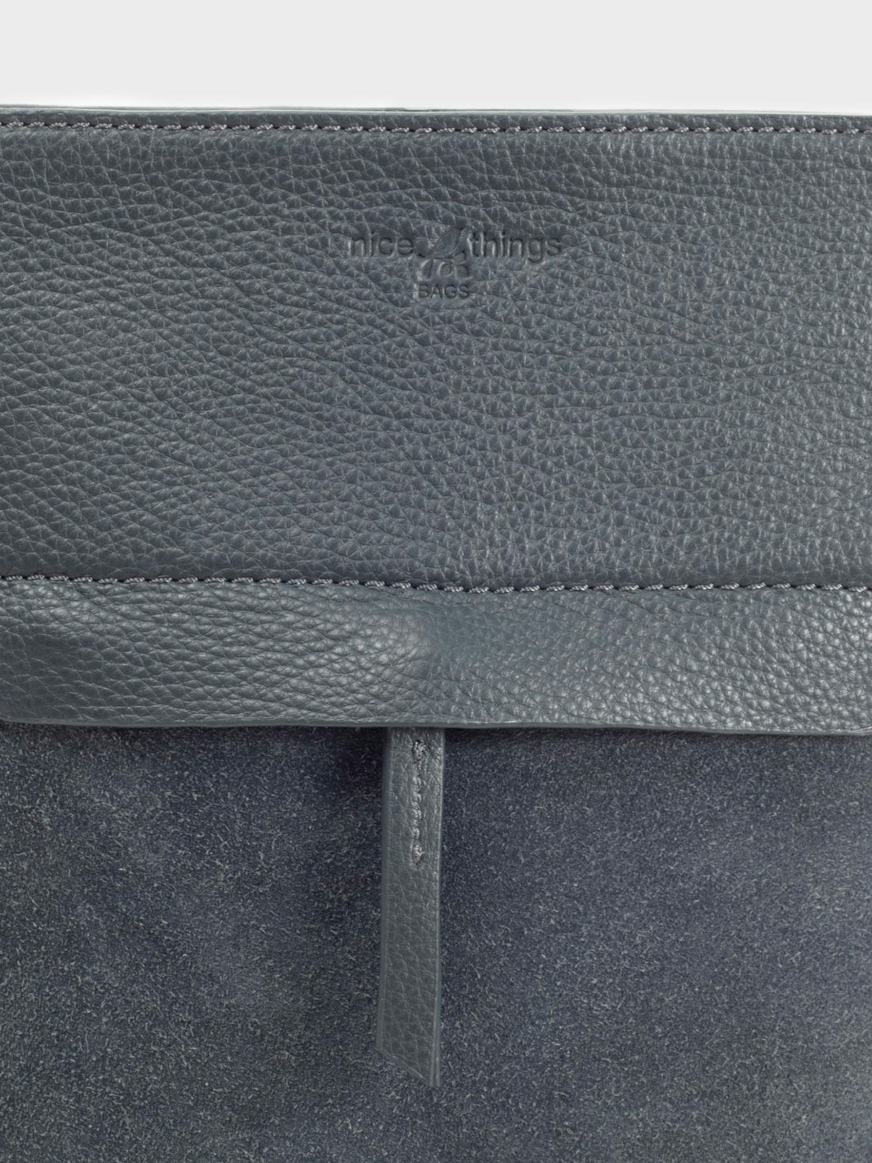 Bolso bucket piel