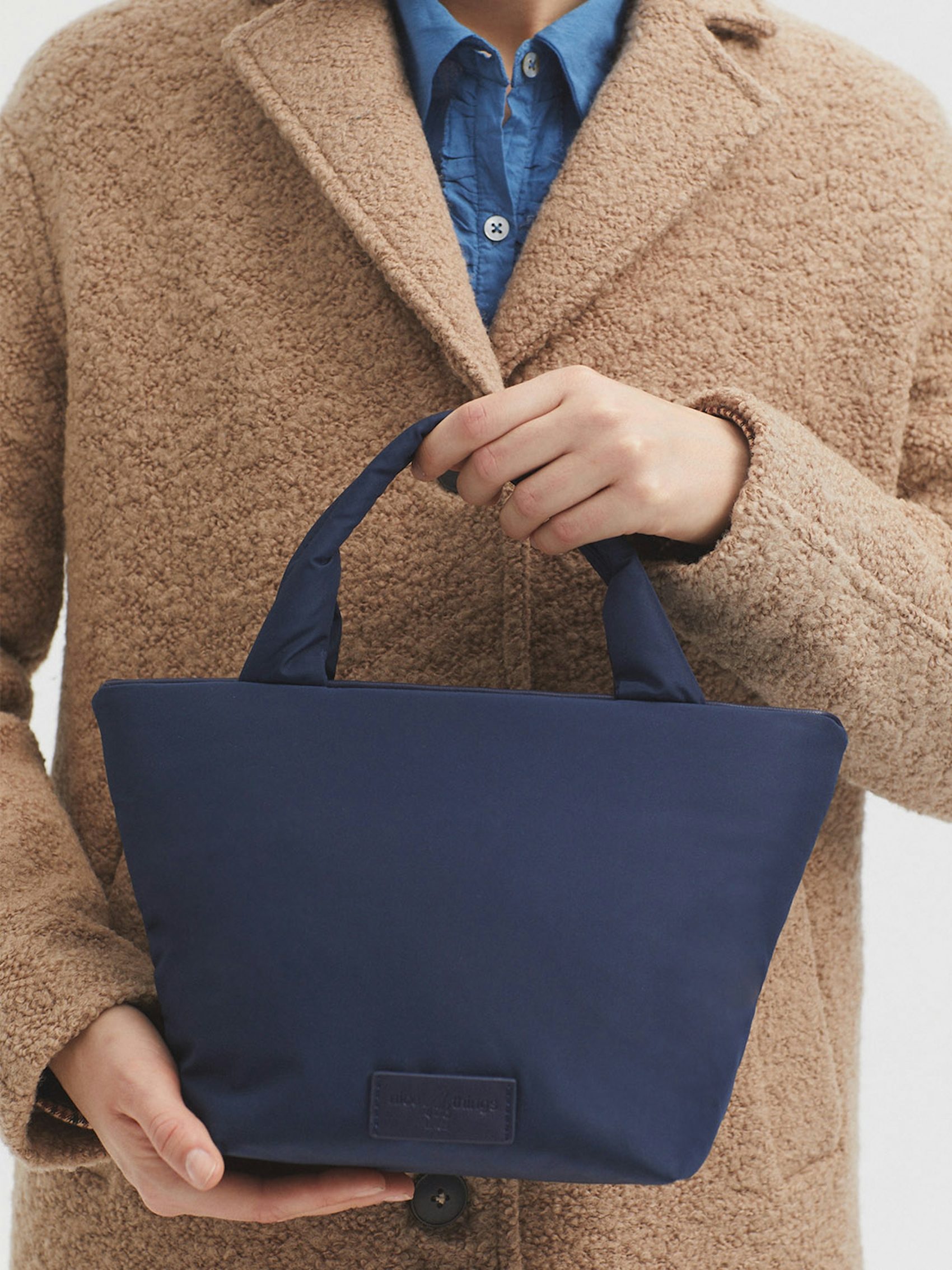 Bolso cesto acolchado