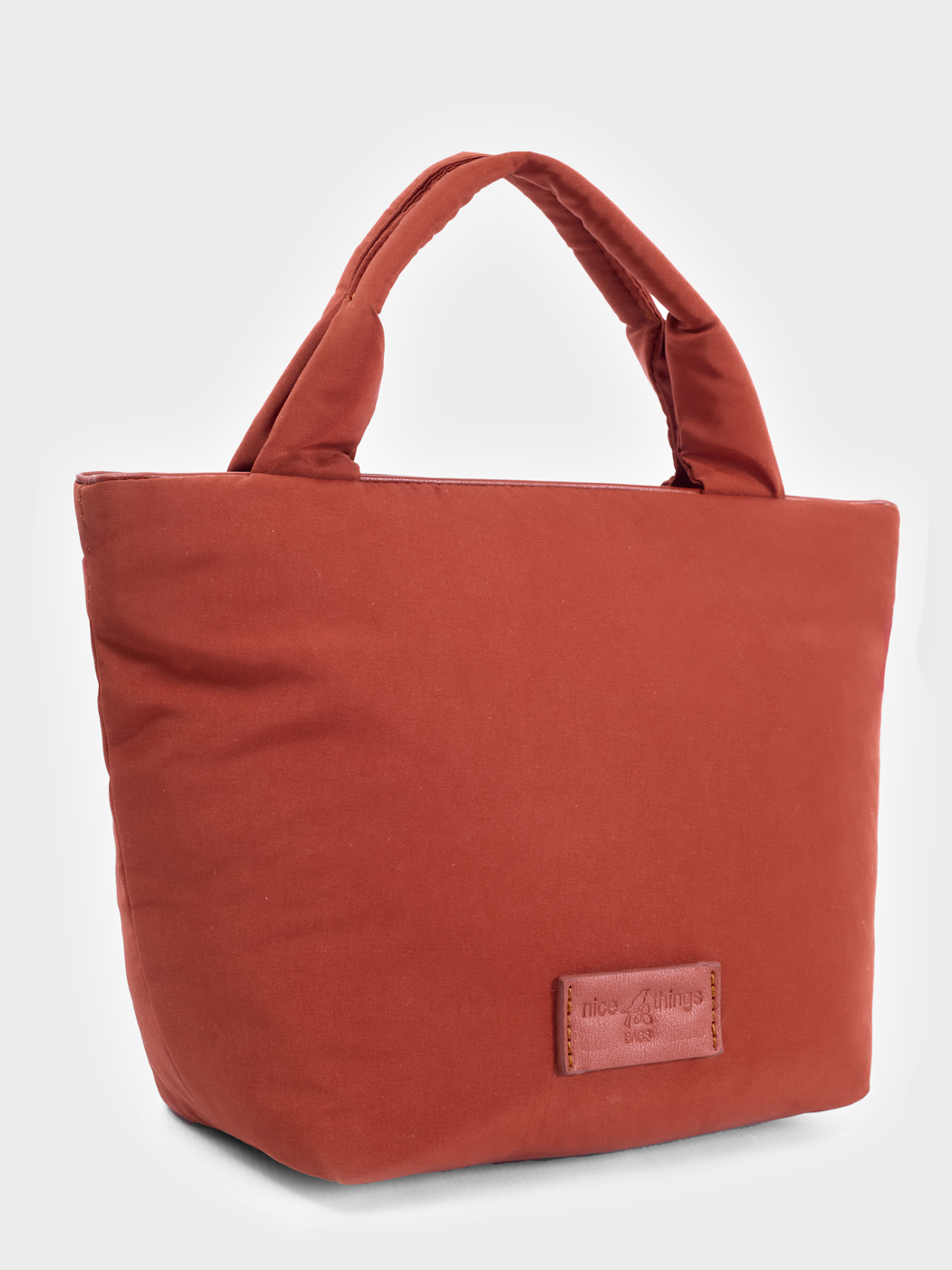 Bolso cesto acolchado